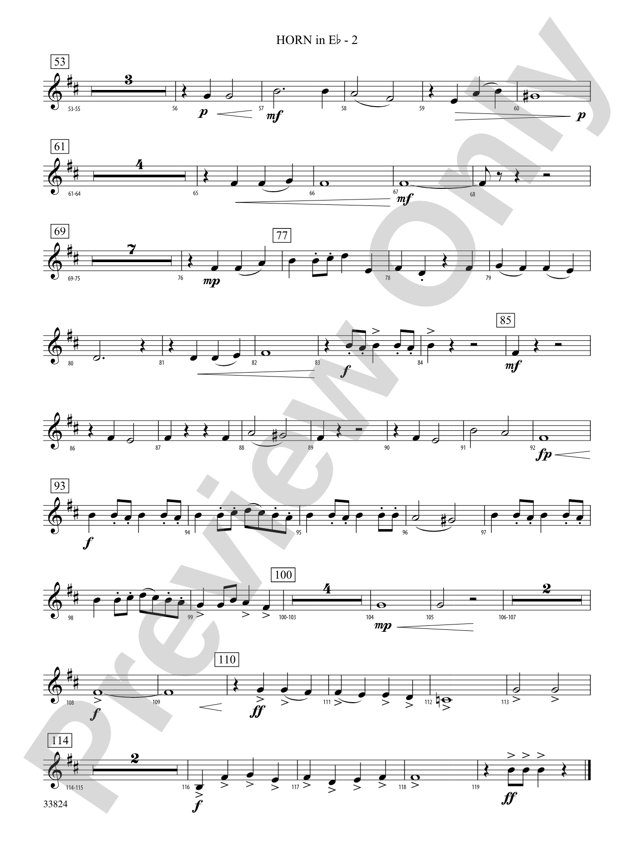 Awake the Iron: (wp) 1st Horn in E-flat