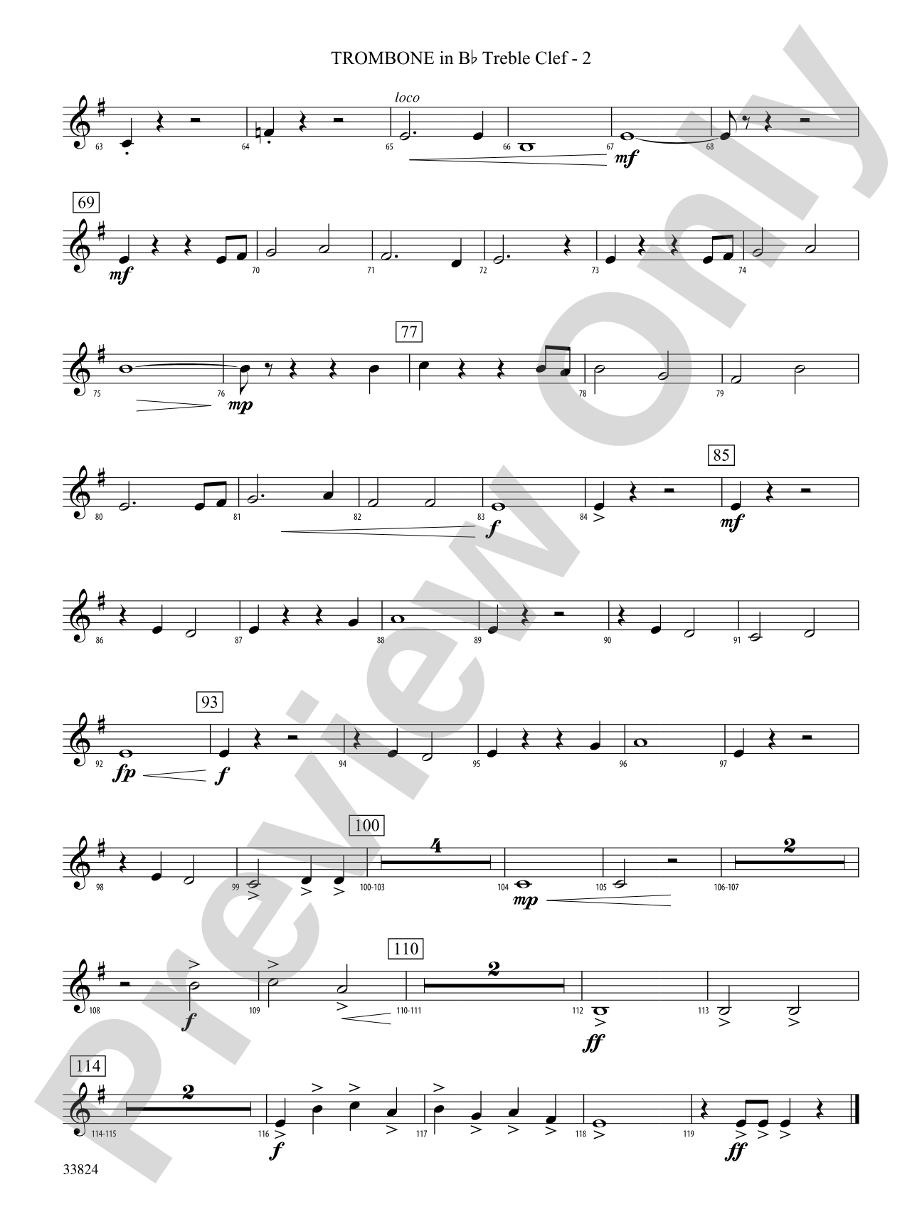Awake the Iron: (wp) 1st B-flat Trombone T.C.