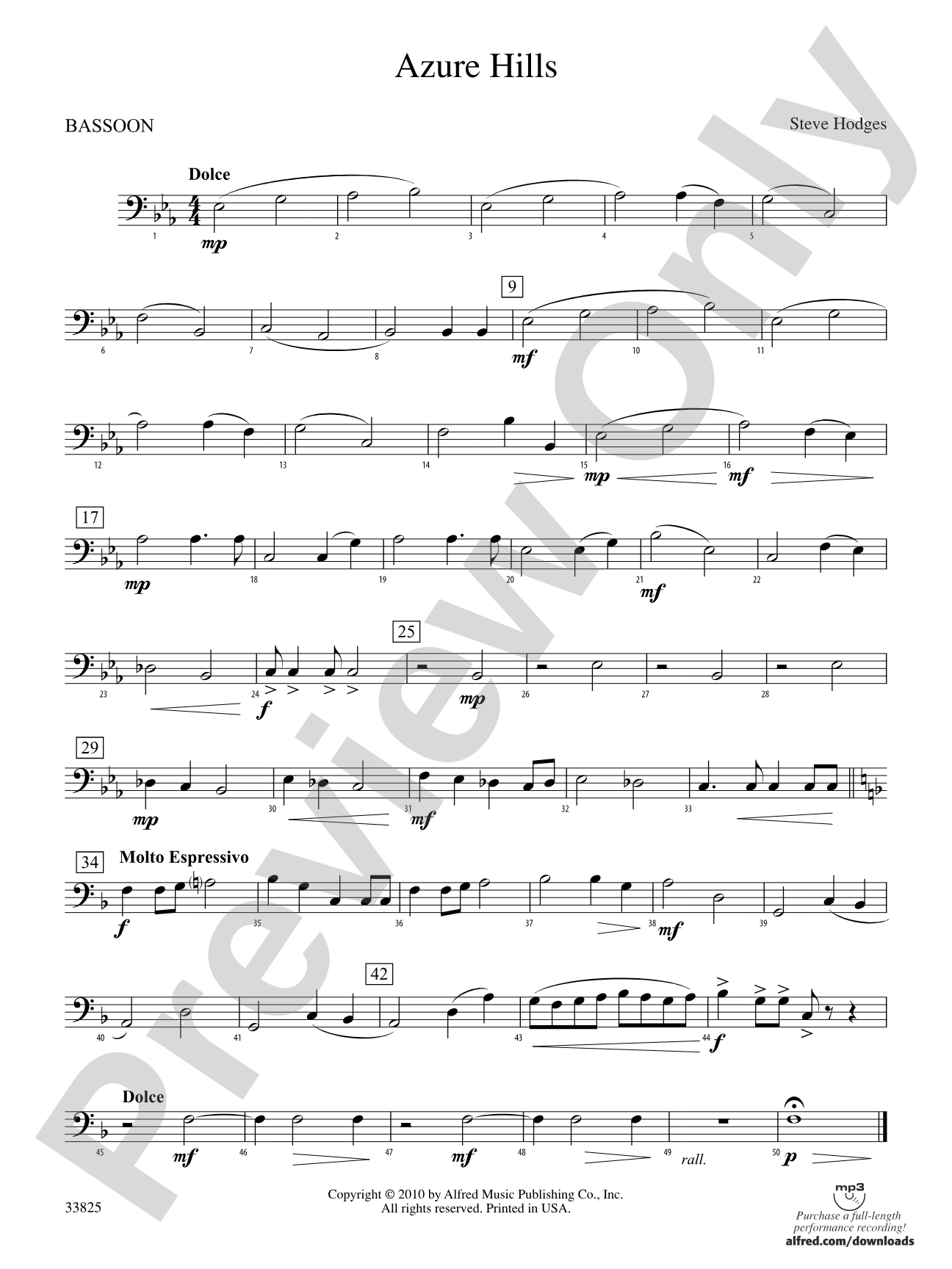 Azure Hills: Bassoon