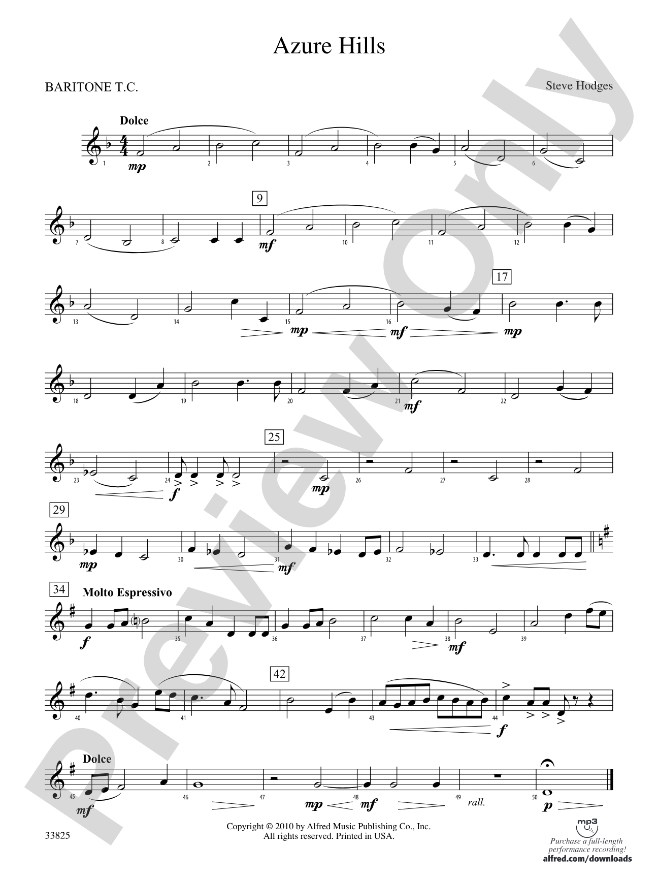 Azure Hills: Baritone T.C.