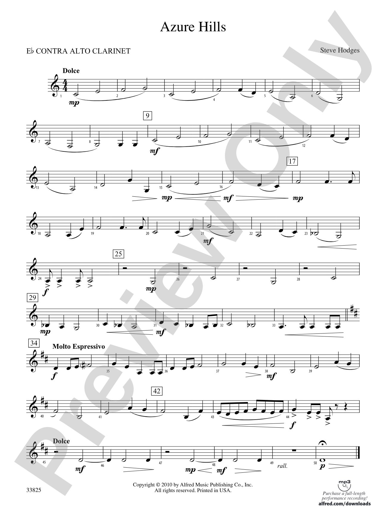 Azure Hills: (wp) E-flat Contrabass Clarinet
