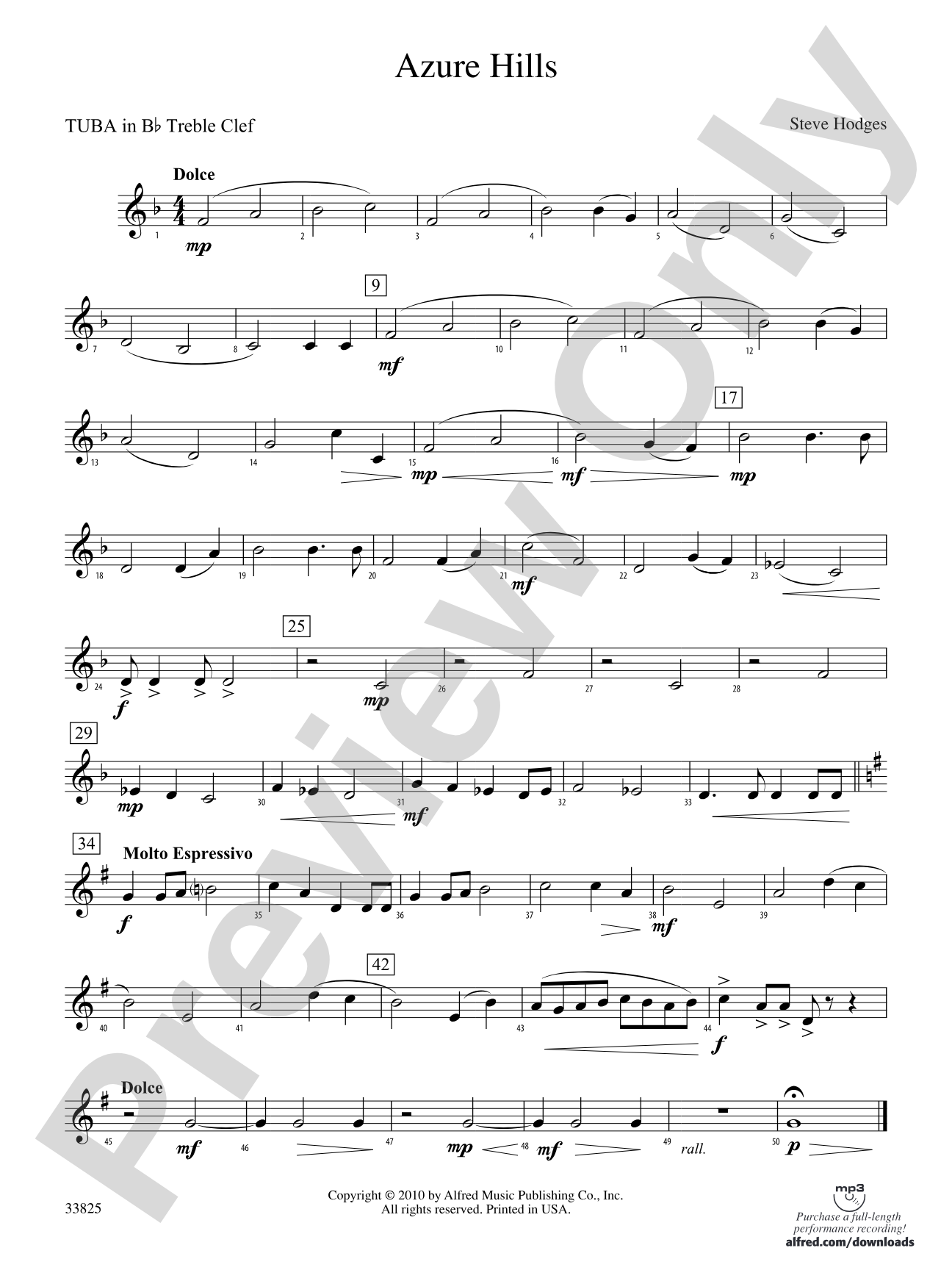 Azure Hills: (wp) B-flat Tuba T.C.