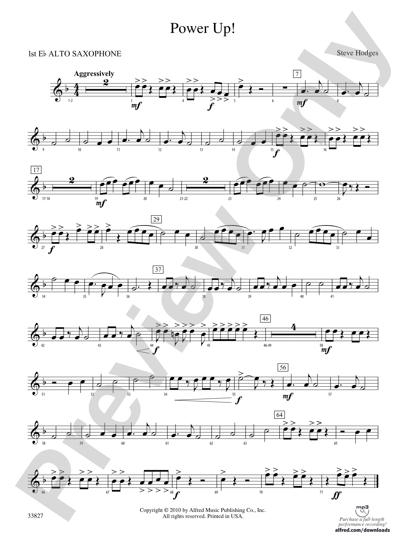 Power Up!: E-flat Alto Saxophone