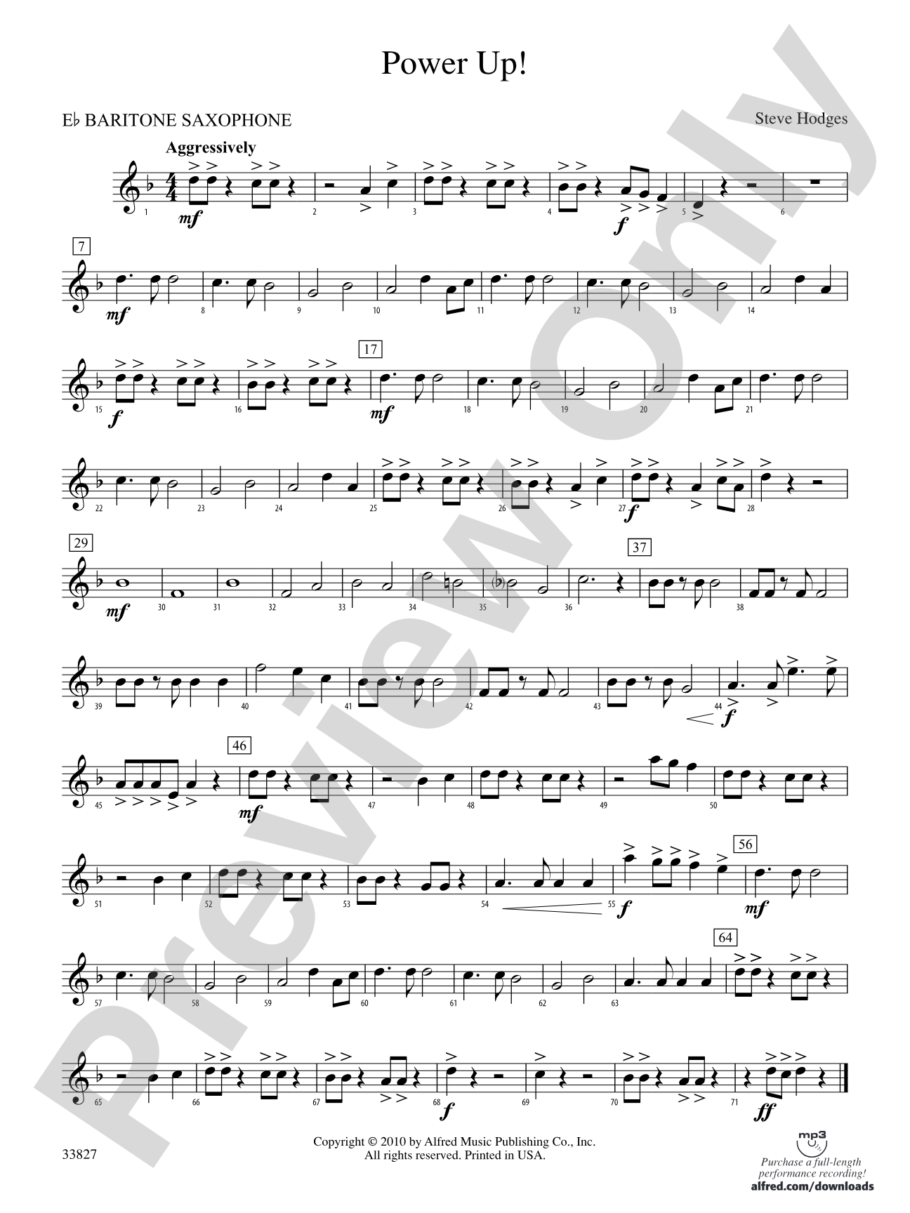 Power Up!: E-flat Baritone Saxophone