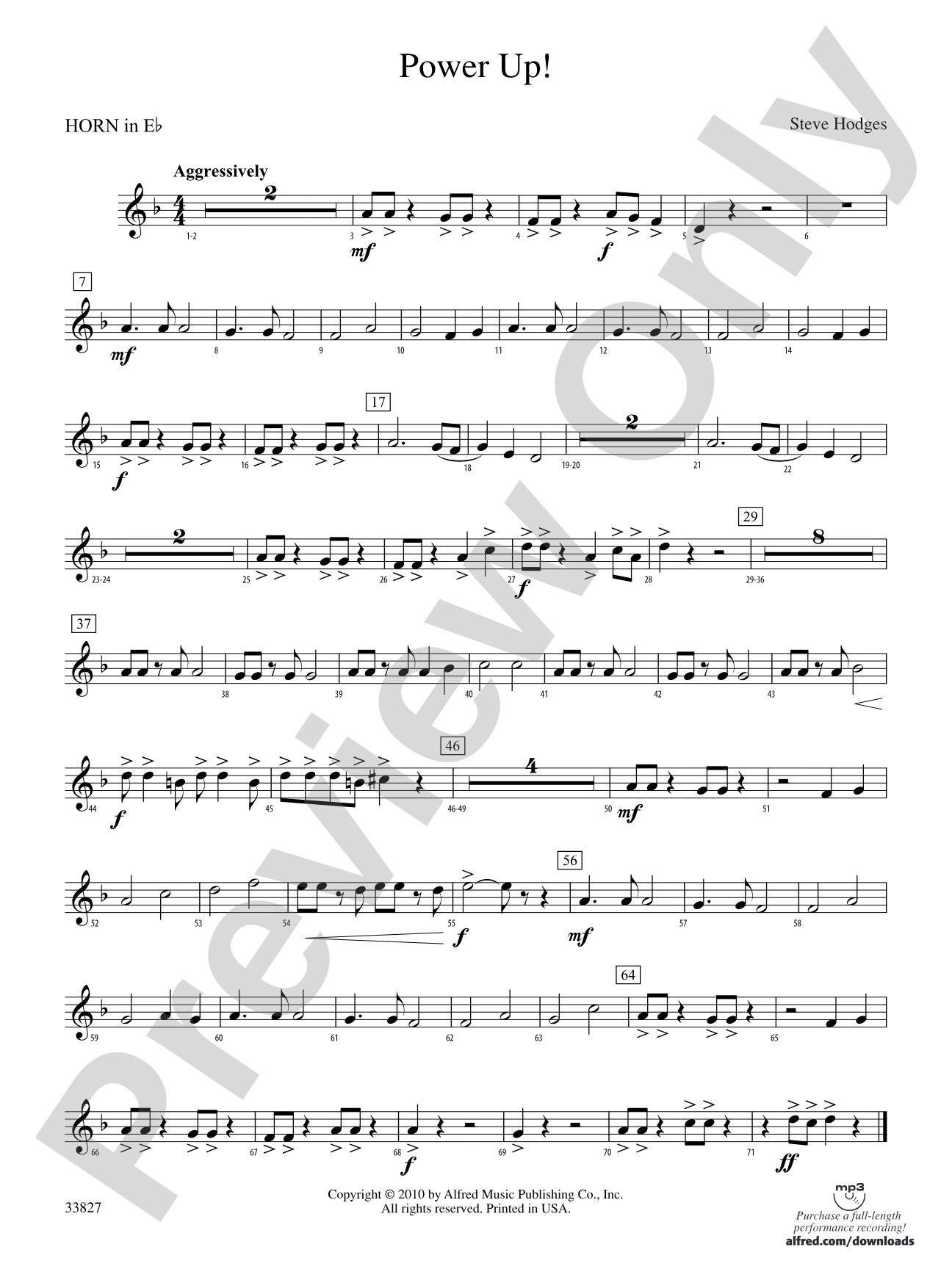 Power Up!: (wp) 1st Horn in E-flat