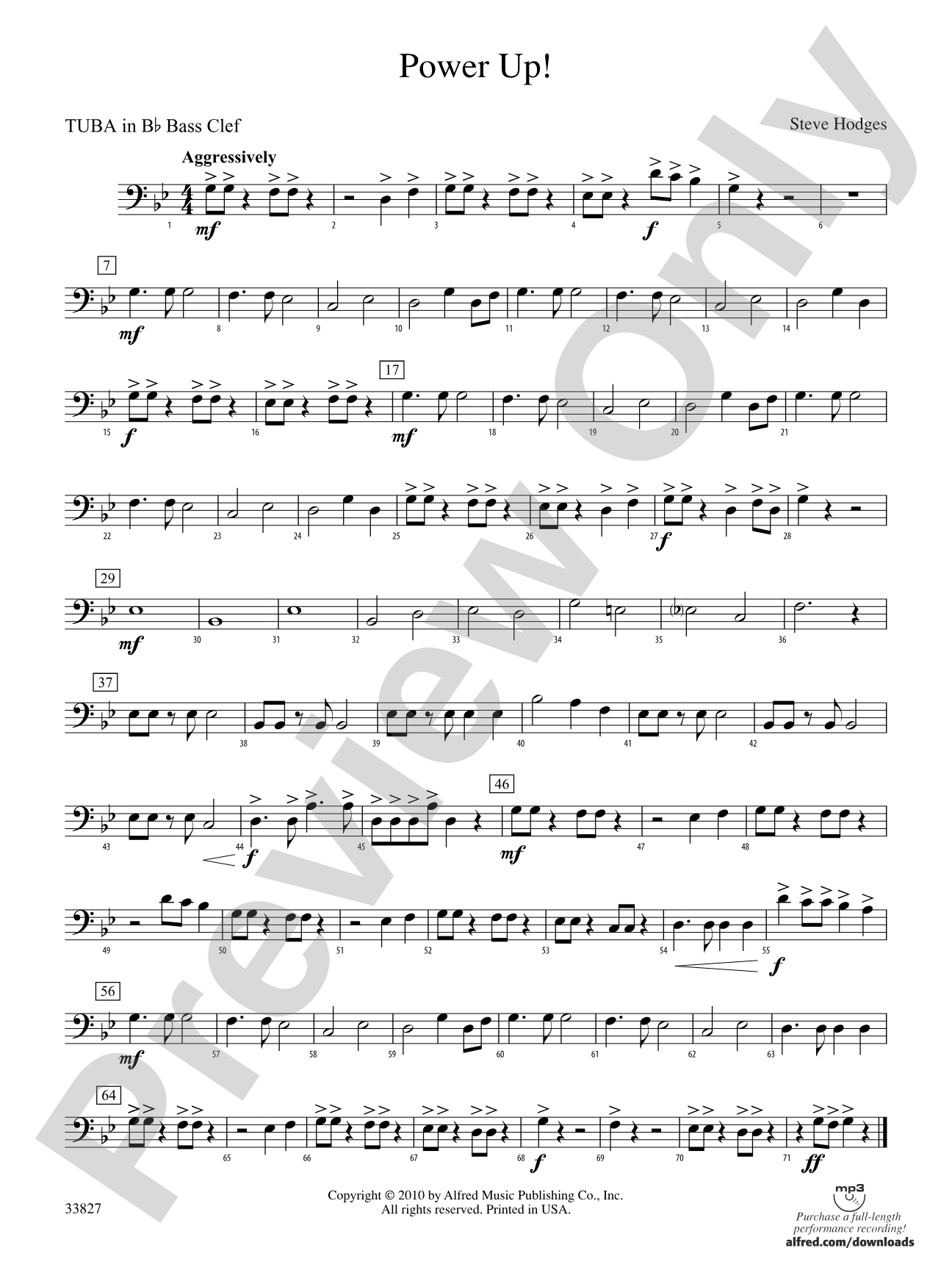Power Up!: (wp) B-flat Tuba B.C.