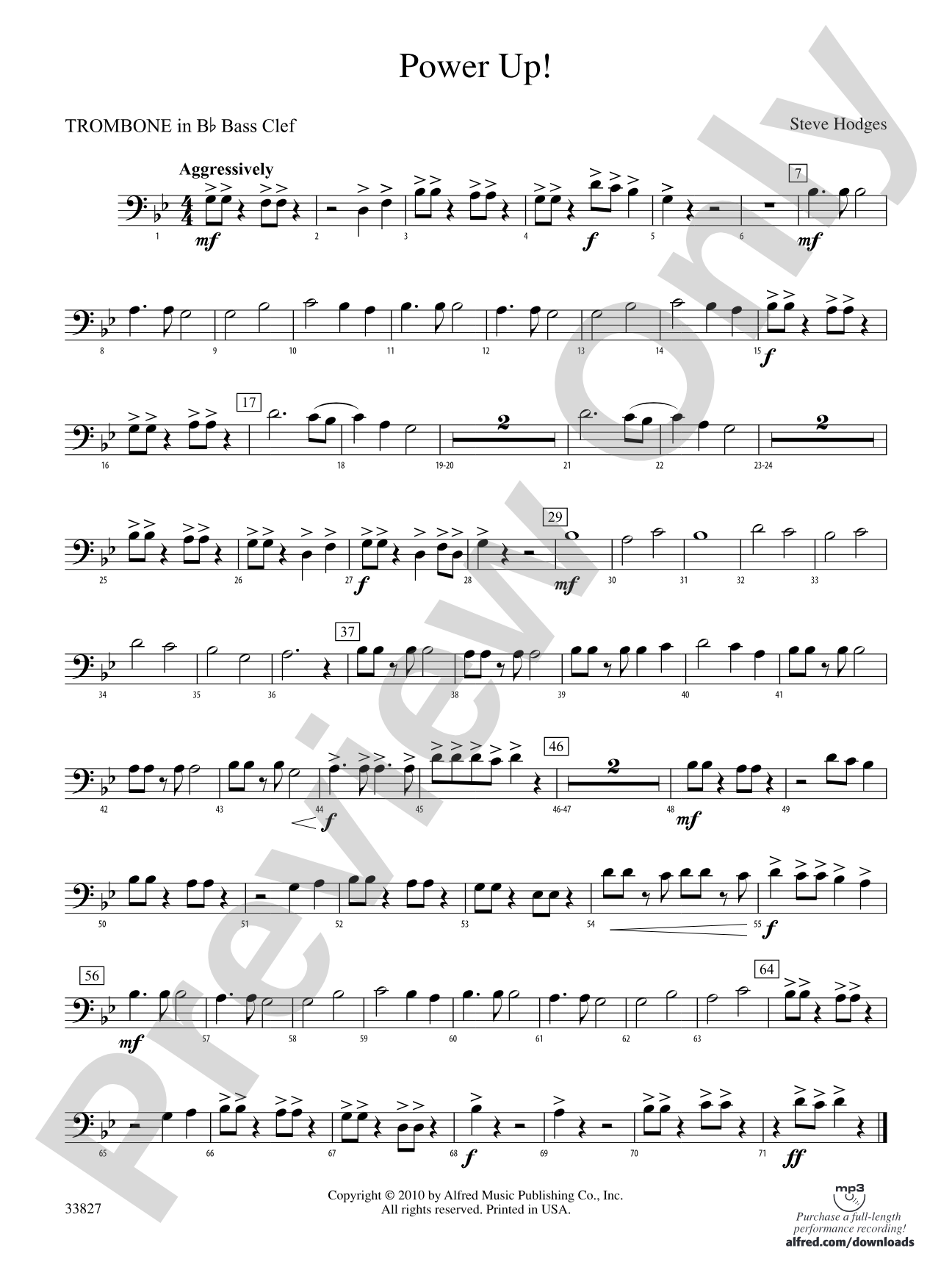 Power Up!: (wp) 1st B-flat Trombone B.C.