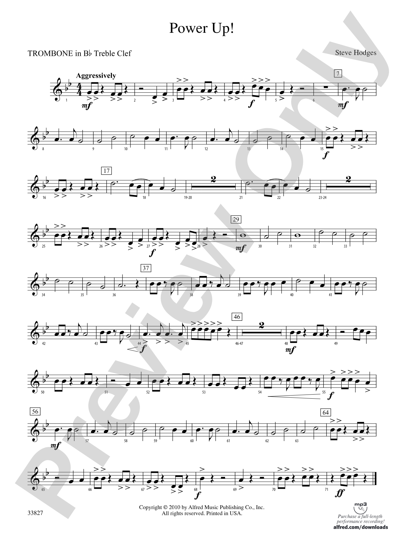 Power Up!: (wp) 1st B-flat Trombone T.C.