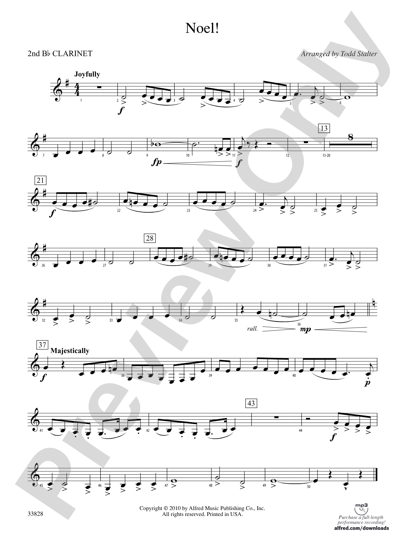 Noel!: 2nd B-flat Clarinet