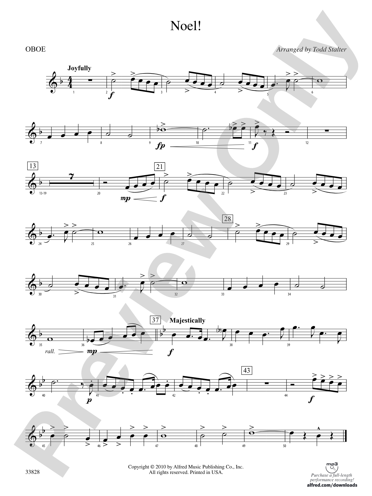 Noel!: Oboe