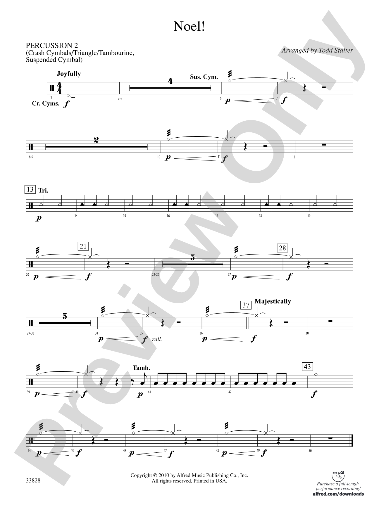 Noel!: 2nd Percussion