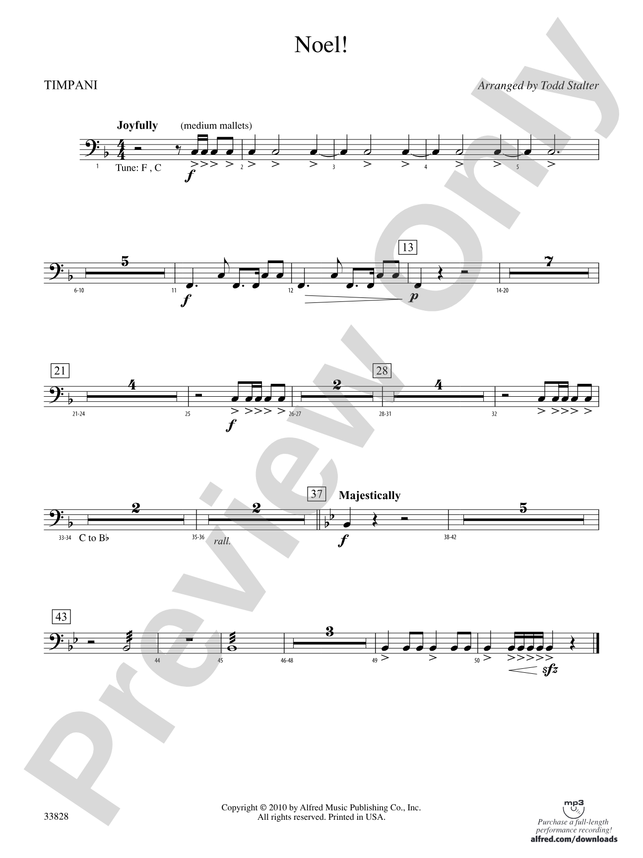 Noel!: Timpani