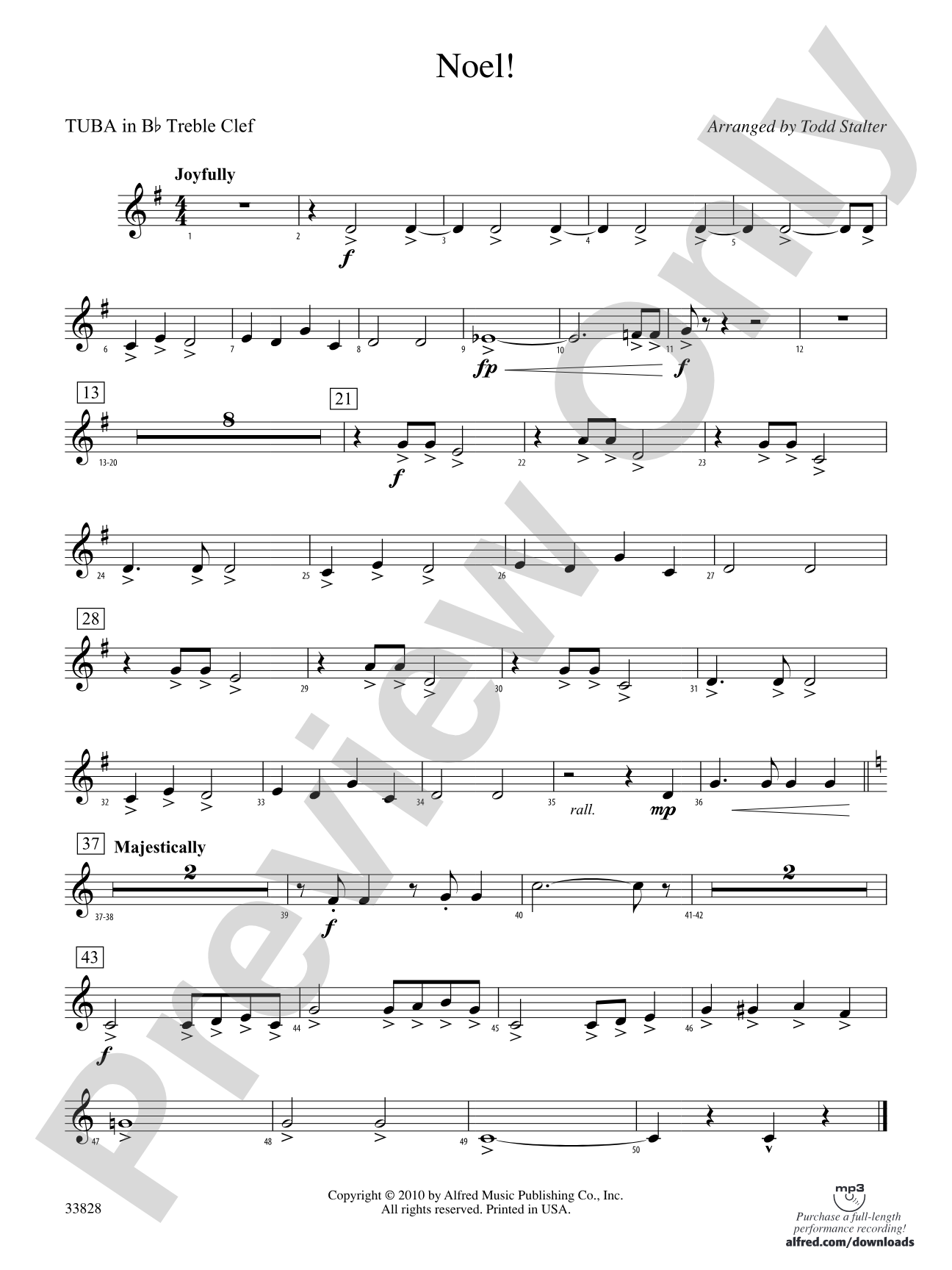 Noel!: (wp) B-flat Tuba T.C.