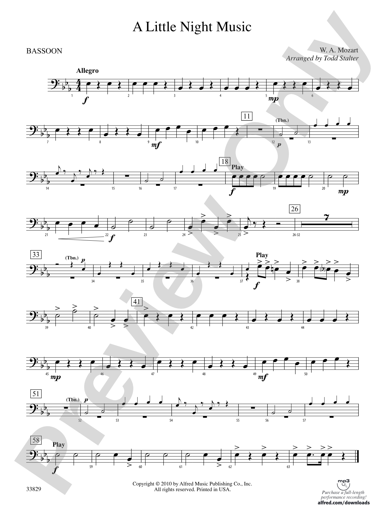A Little Night Music: Bassoon