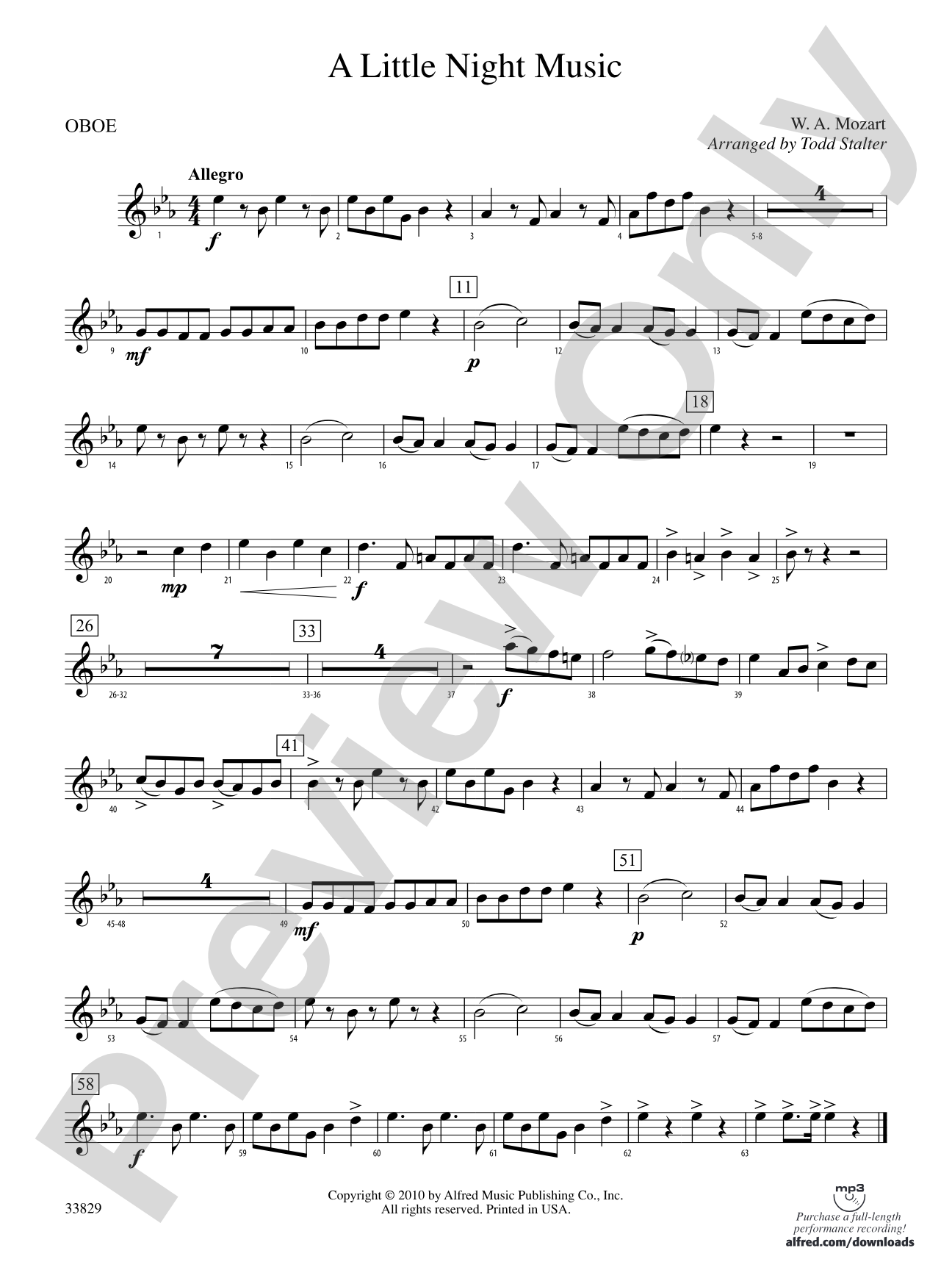 A Little Night Music: Oboe