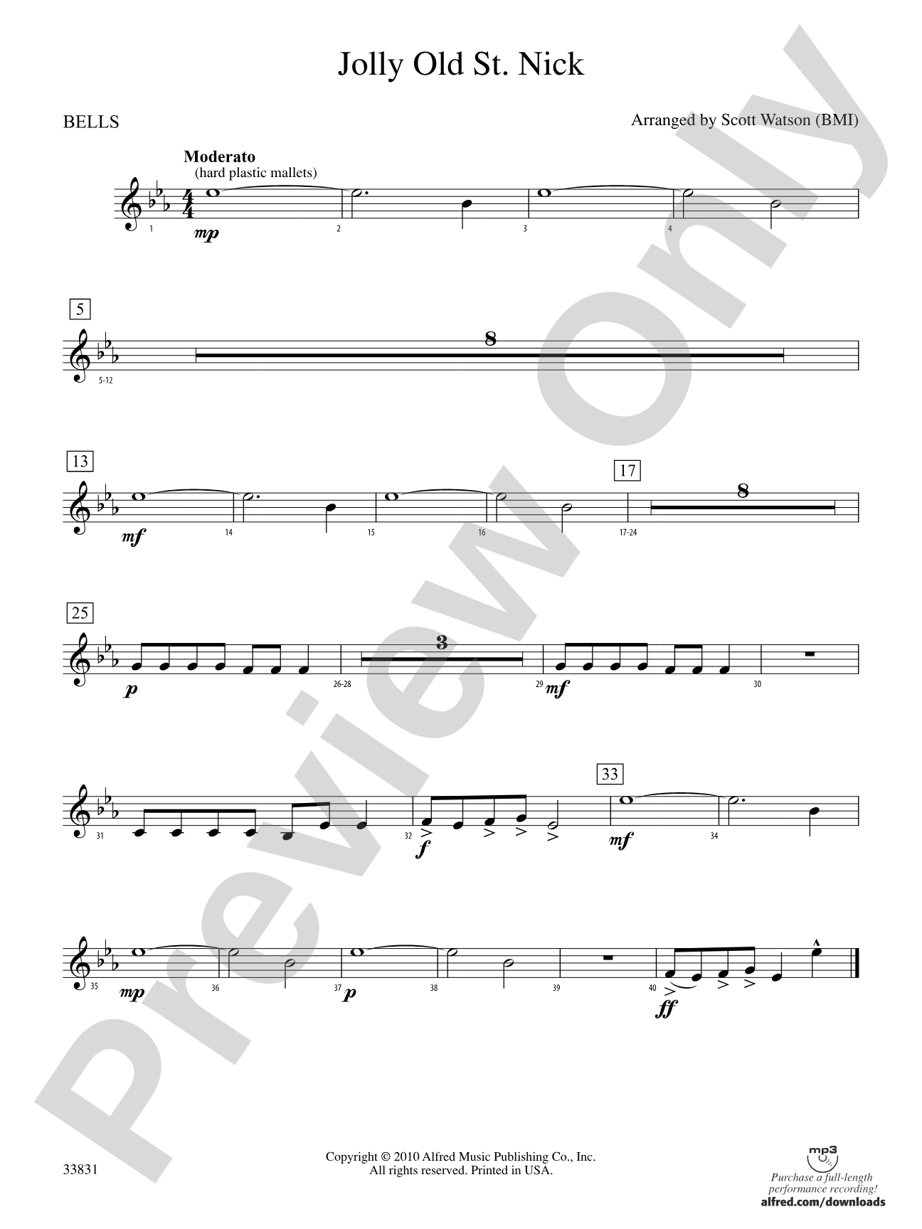 Jolly Old St. Nick: Bells