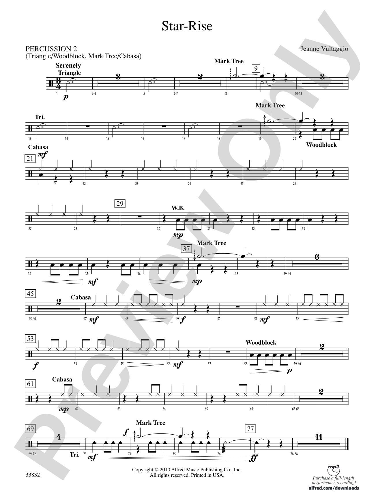 Star-Rise: 2nd Percussion