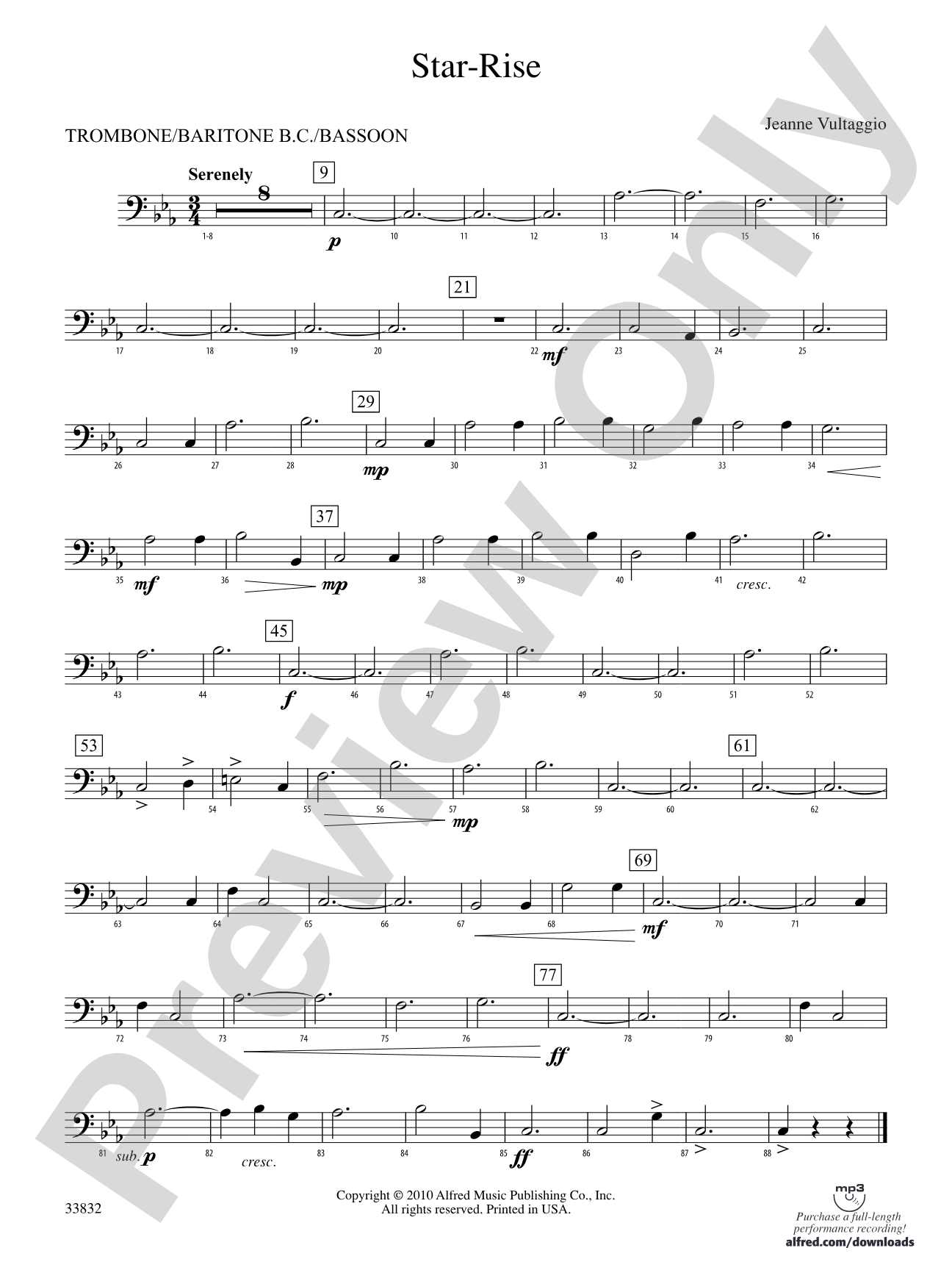 Star-Rise: 1st Trombone