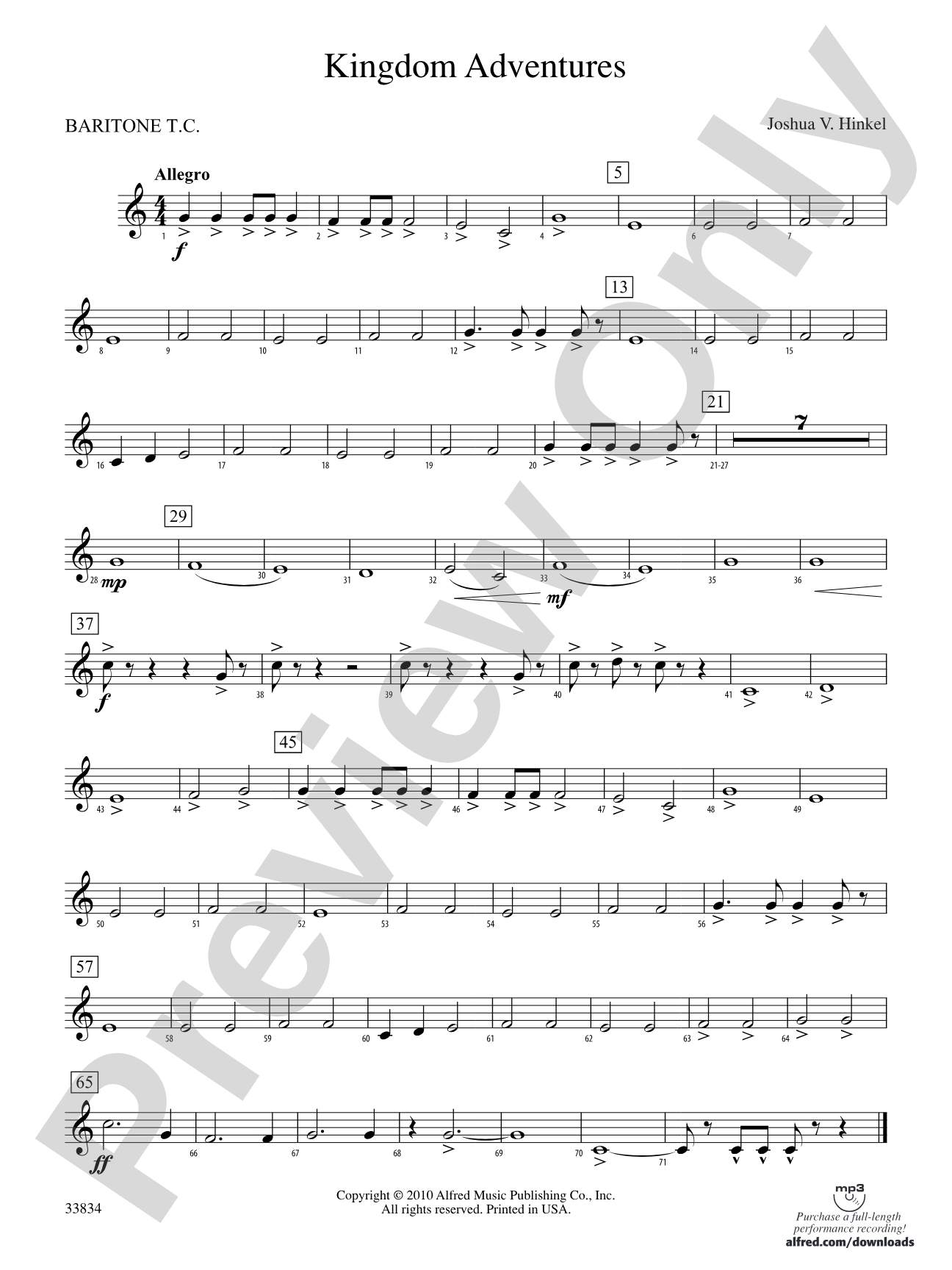 Kingdom Adventures: Baritone T.C.