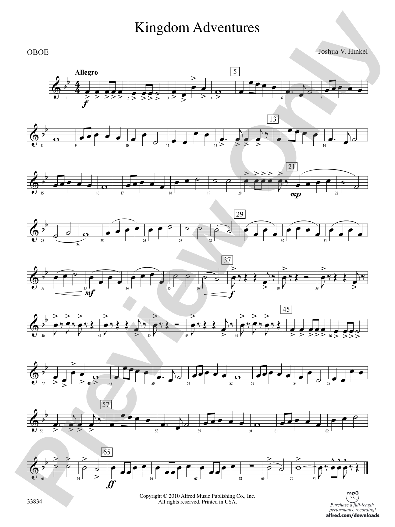 Kingdom Adventures: Oboe