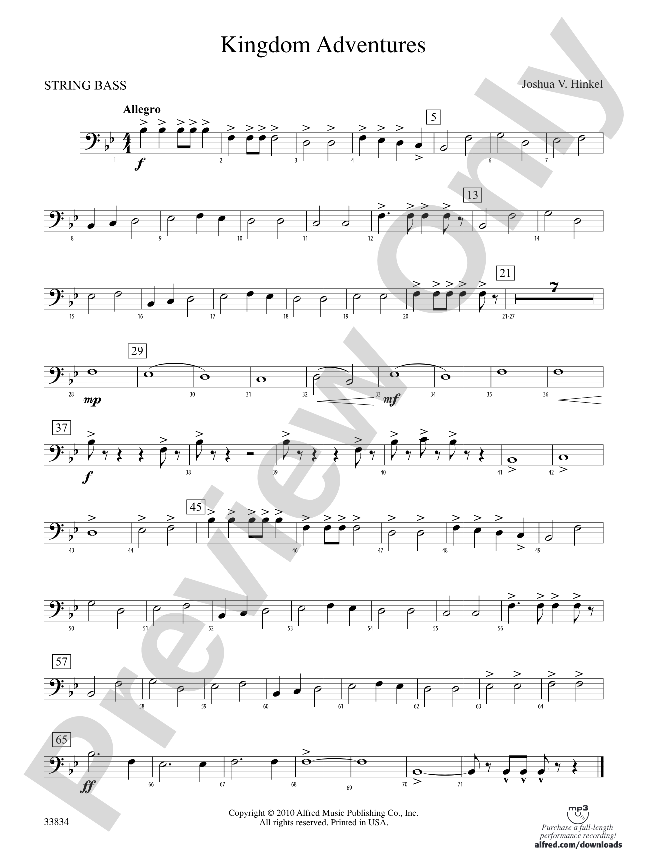 Kingdom Adventures: (wp) String Bass