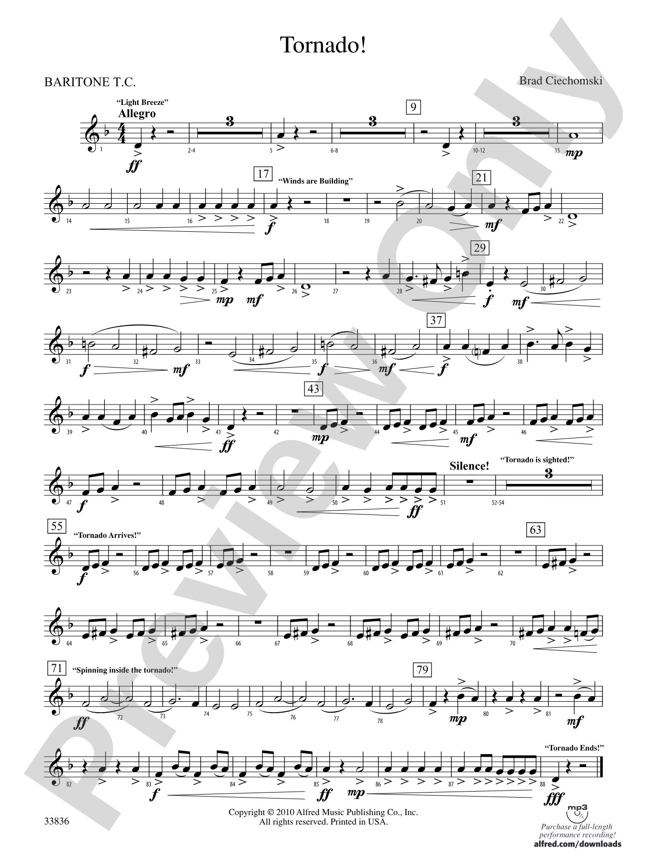Tornado!: Baritone T.C.