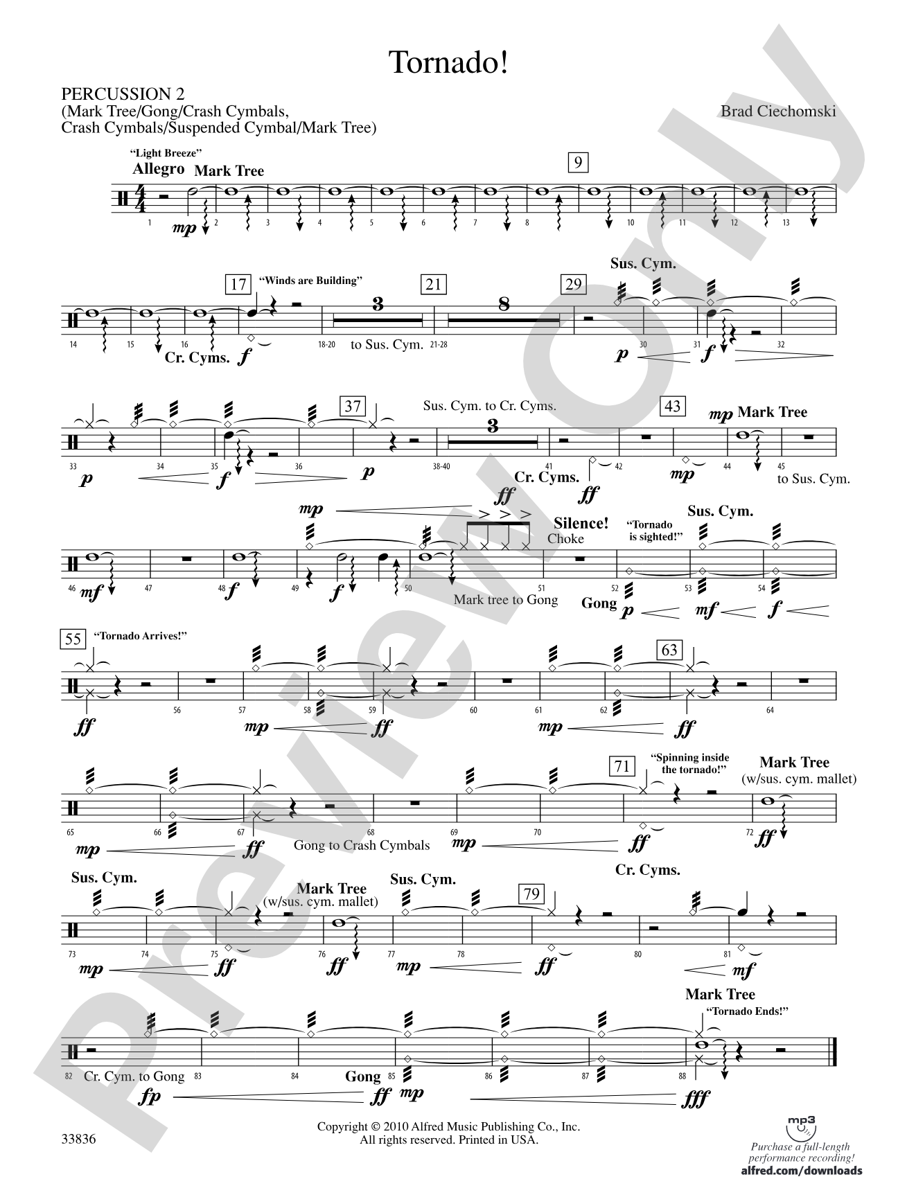 Tornado!: 2nd Percussion