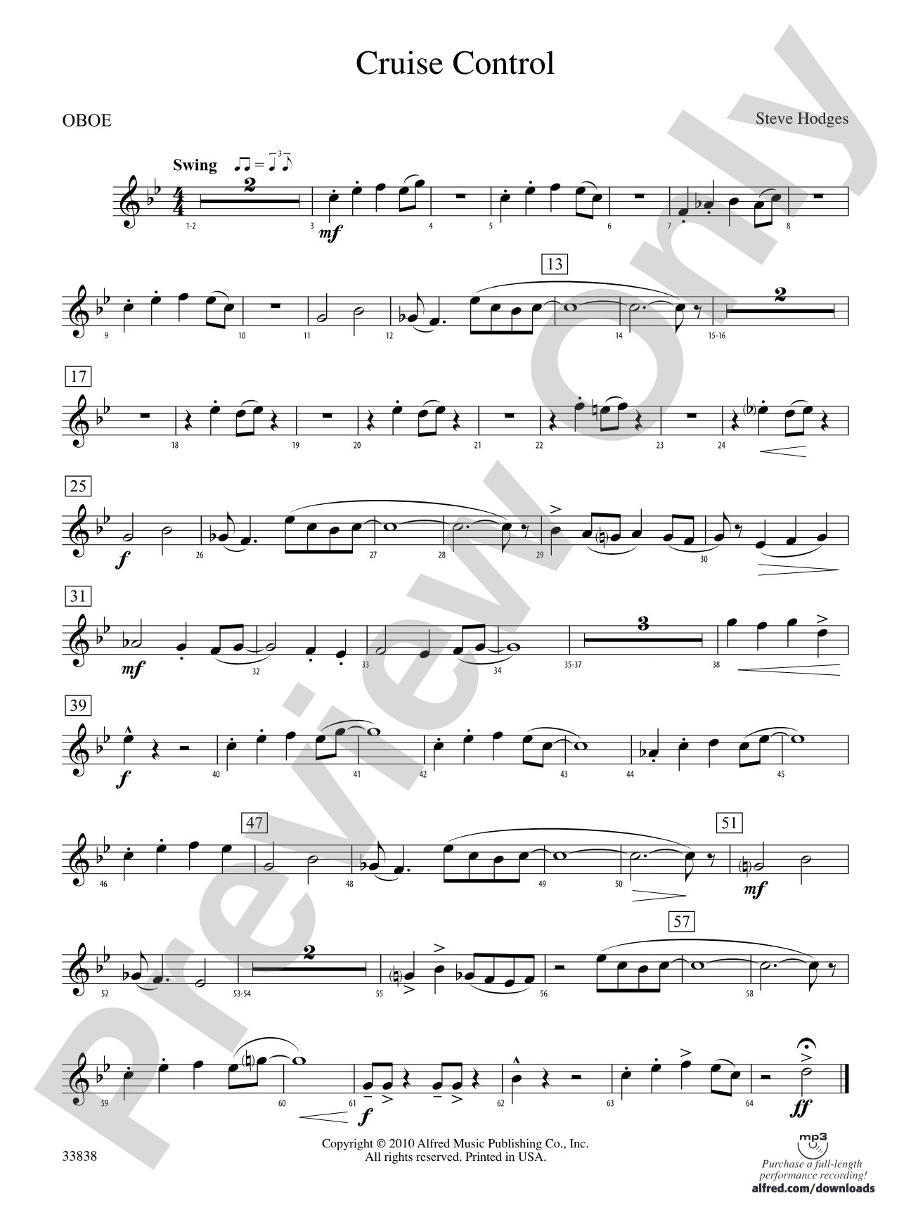 Cruise Control: Oboe