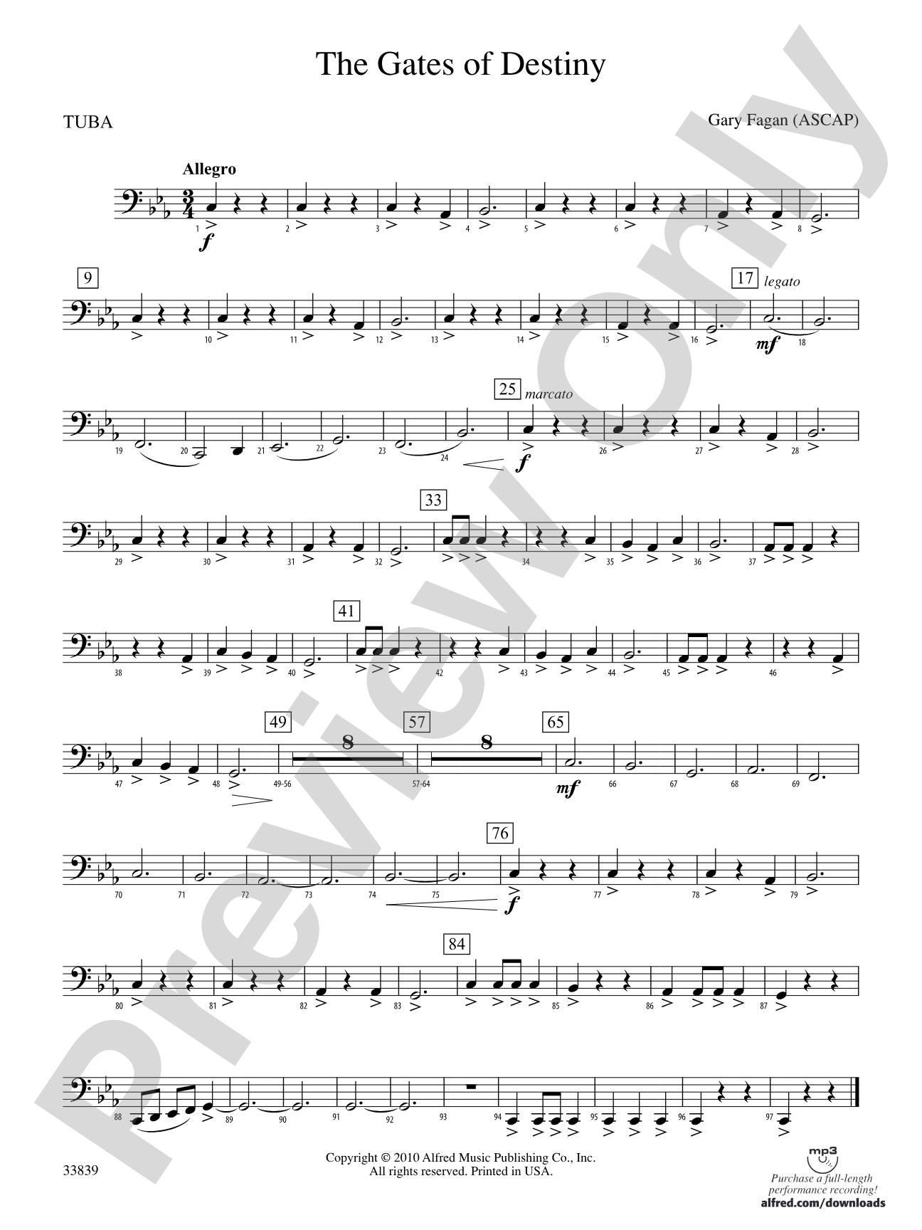 The Gates of Destiny: Tuba