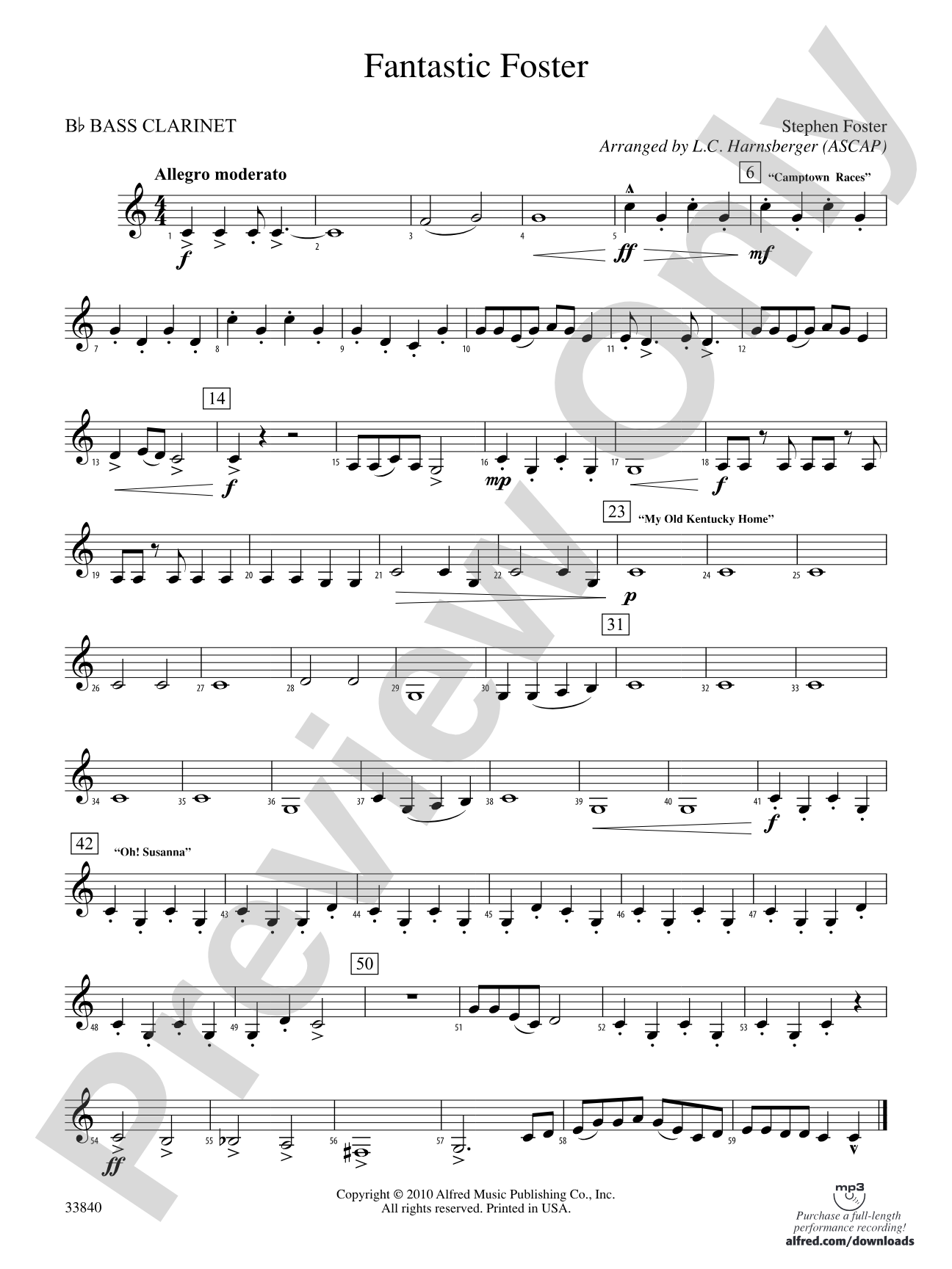 Fantastic Foster: B-flat Bass Clarinet