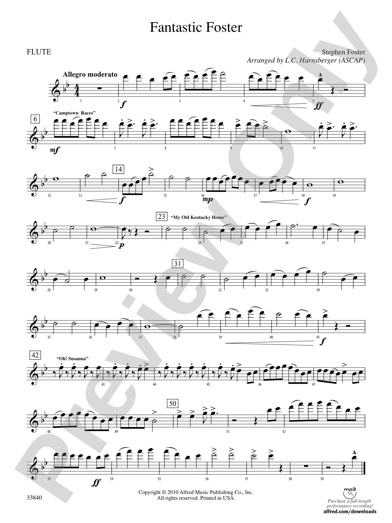 Fantastic Foster: Flute