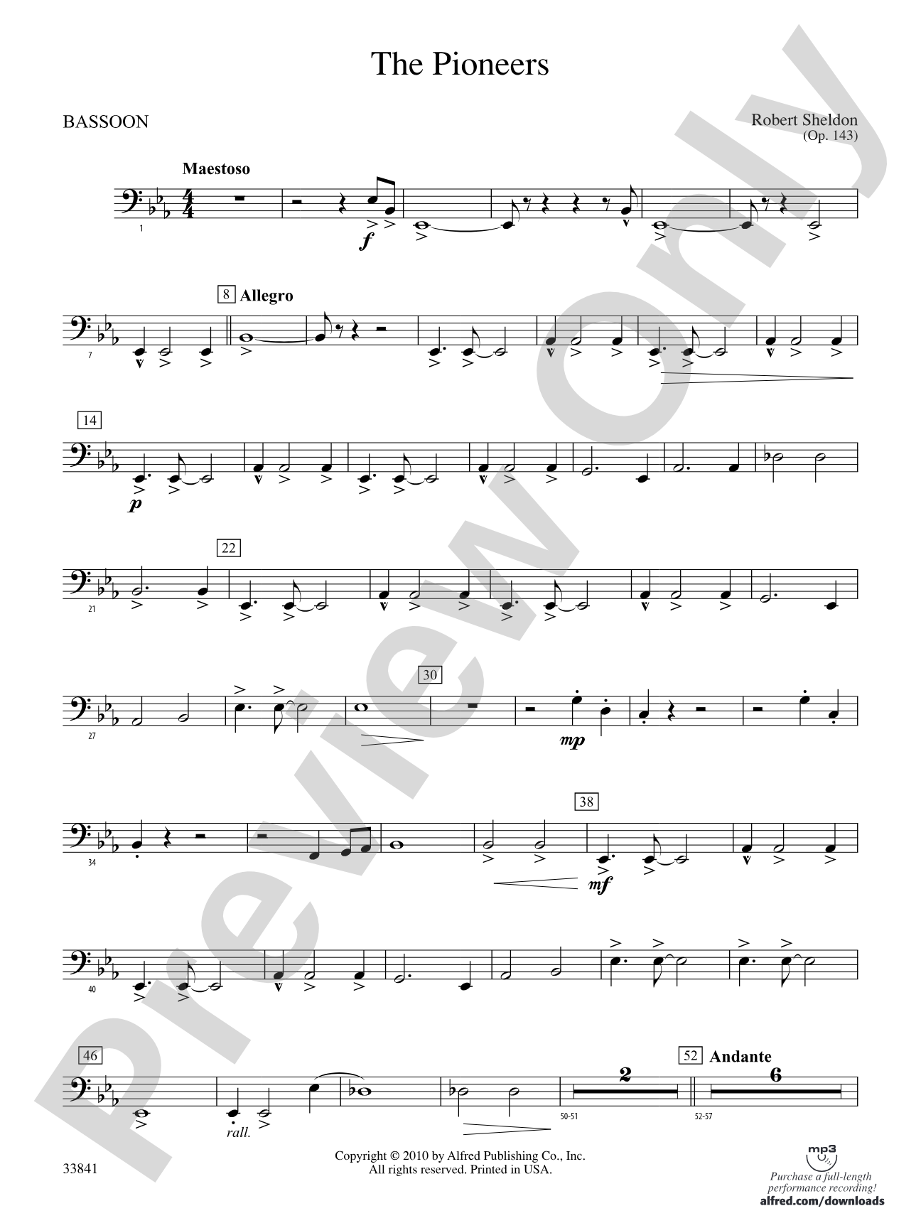 The Pioneers: Bassoon