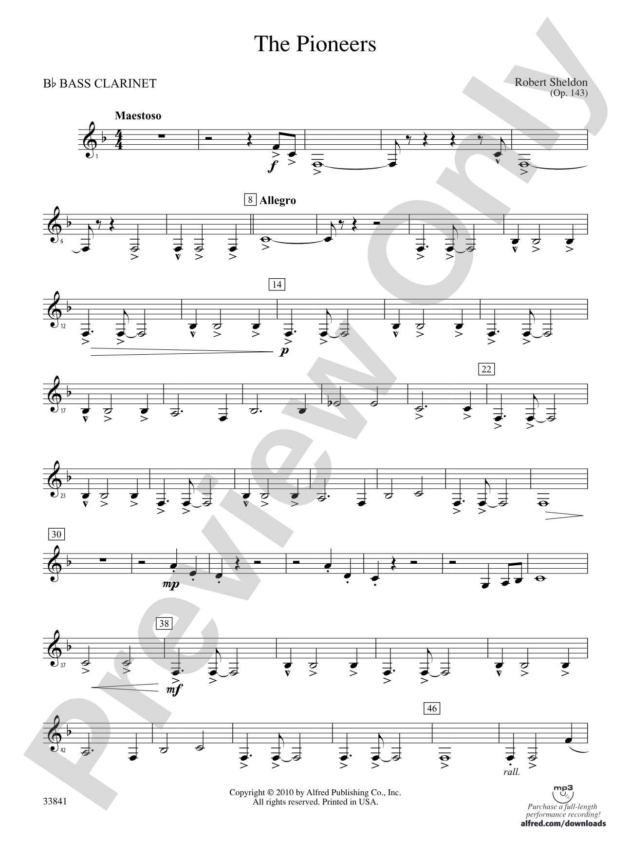 The Pioneers: B-flat Bass Clarinet