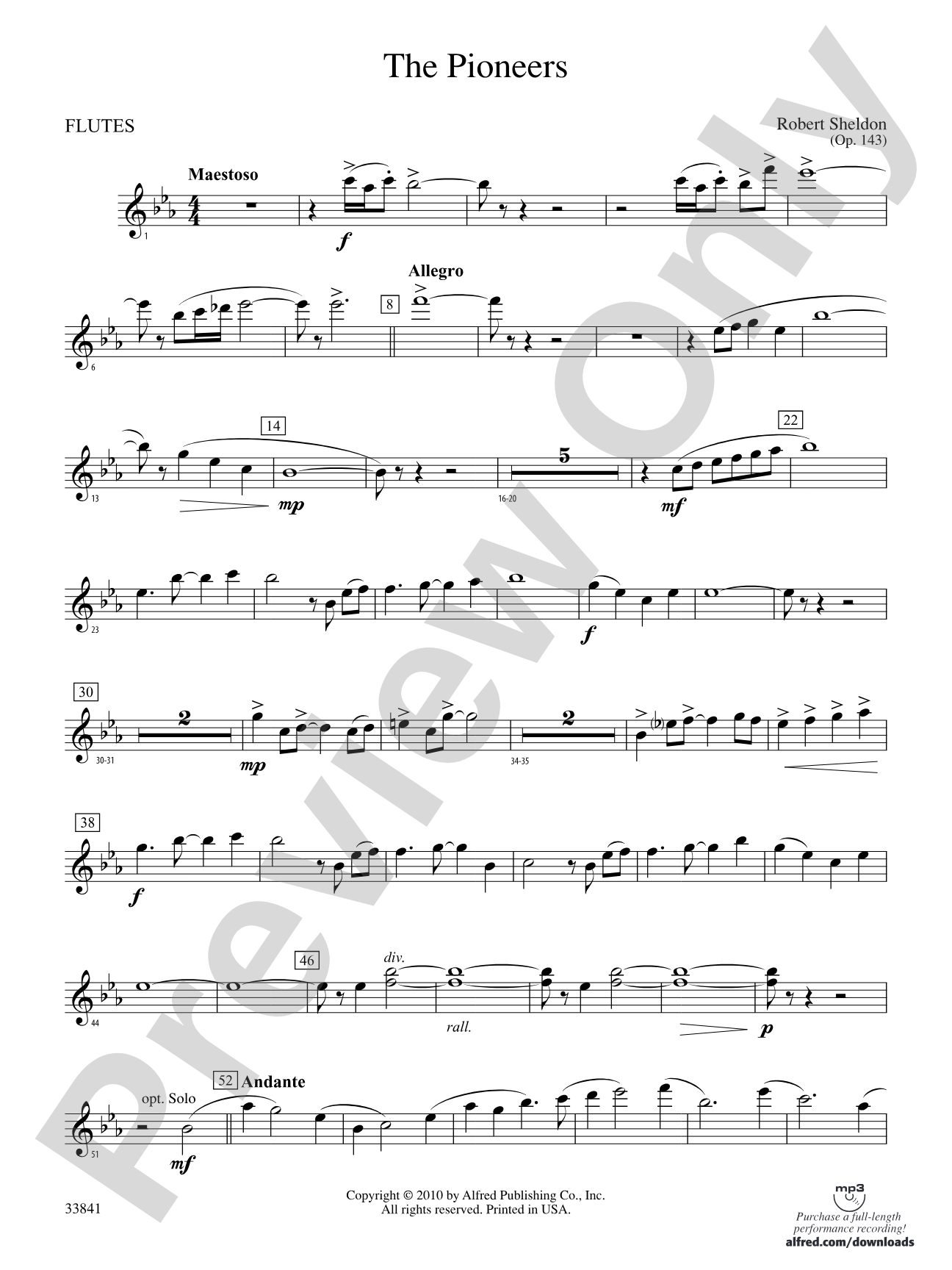 The Pioneers: Flute