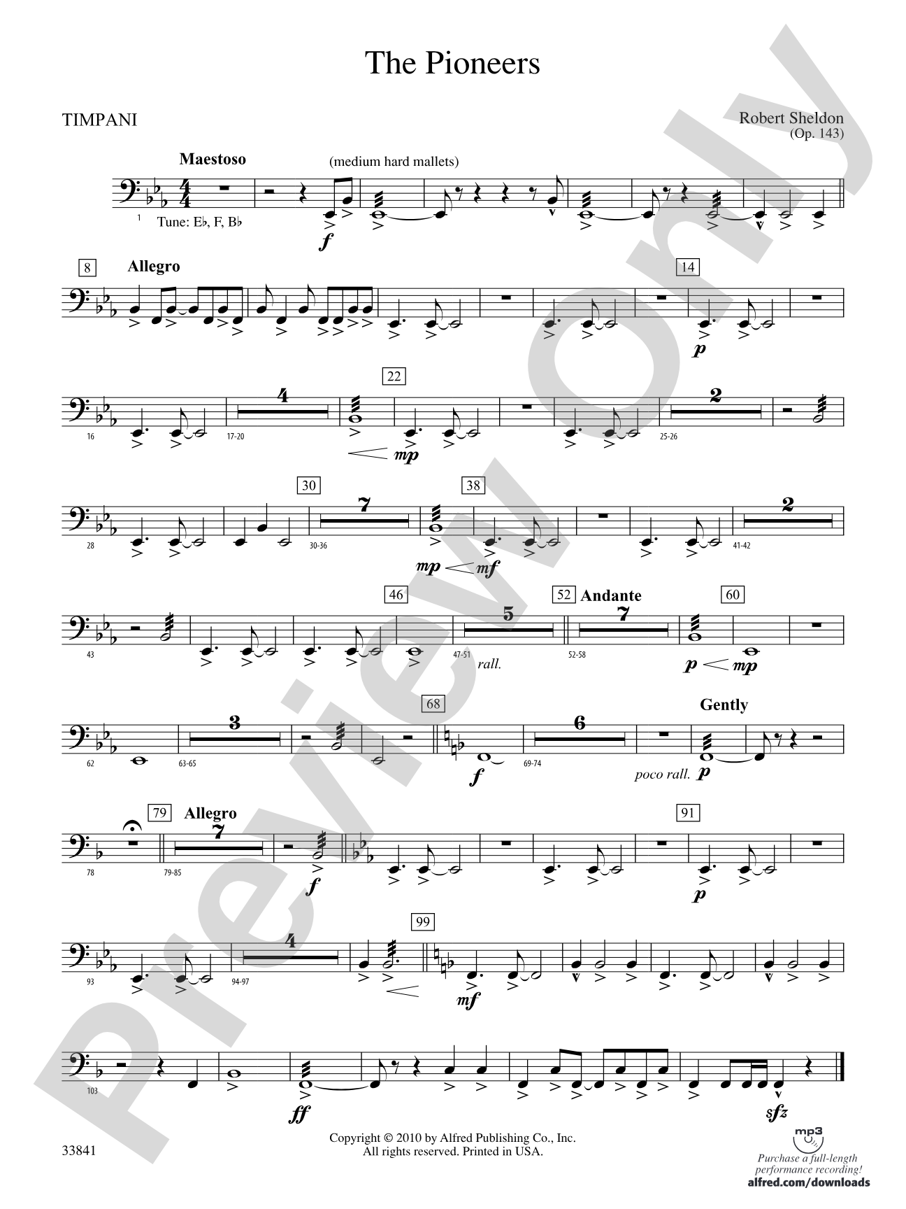 The Pioneers: Timpani