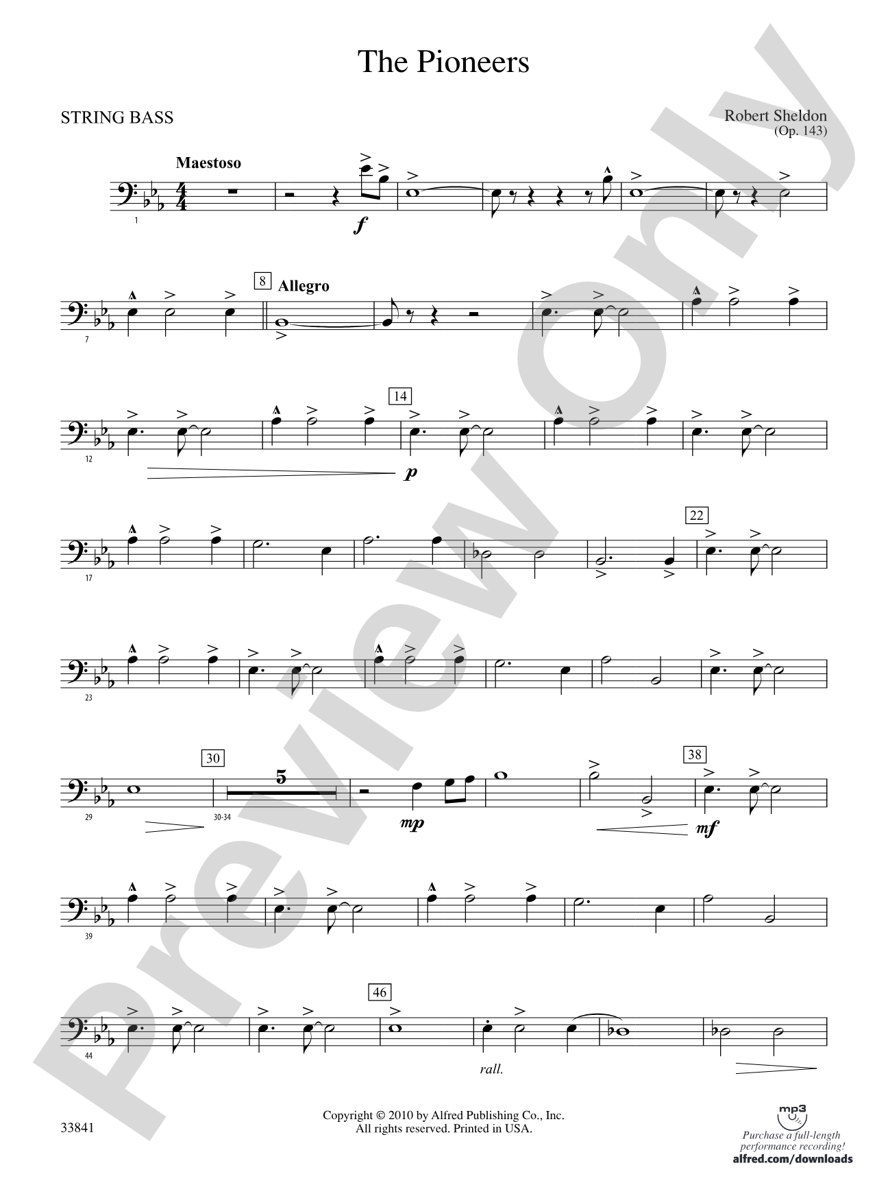 The Pioneers: (wp) String Bass