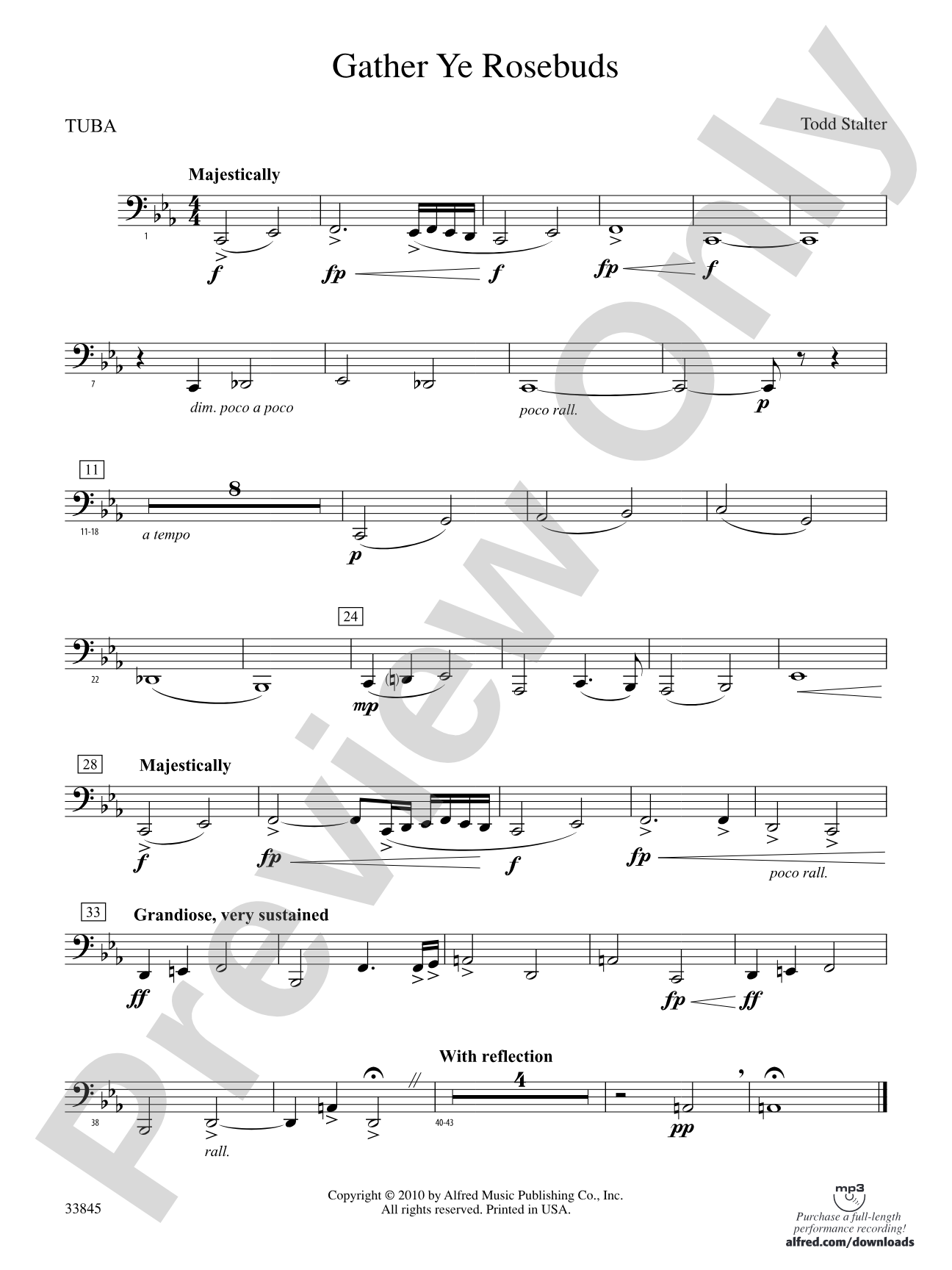 Gather Ye Rosebuds: Tuba
