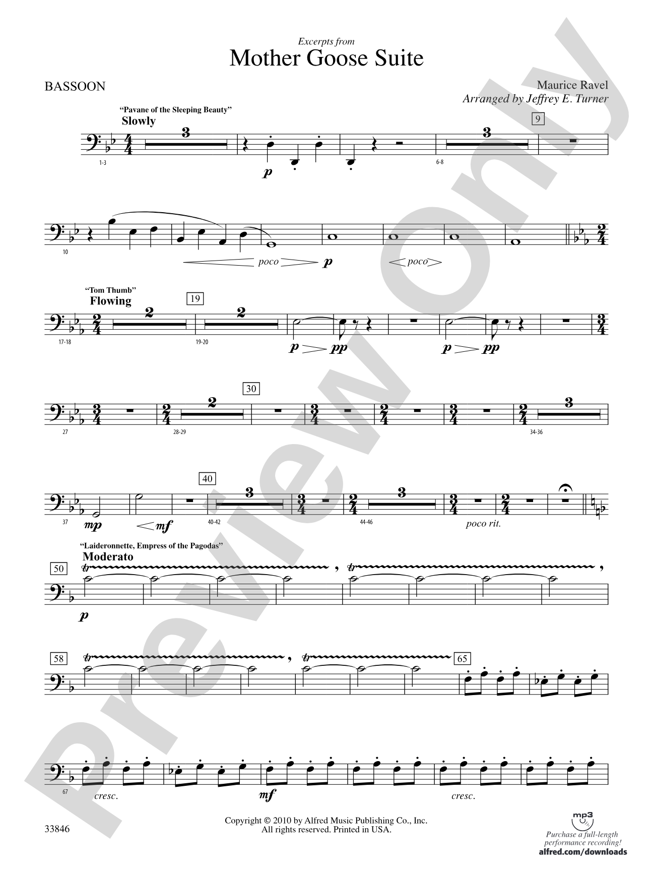 Mother Goose Suite: Bassoon