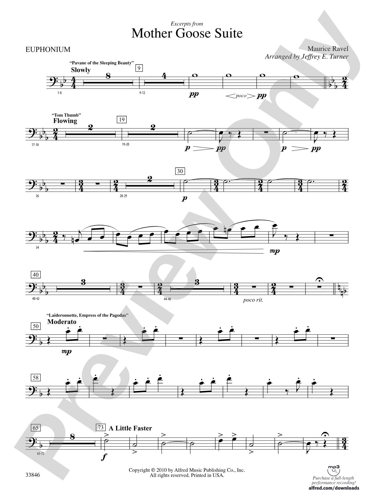 Mother Goose Suite: Baritone B.C.