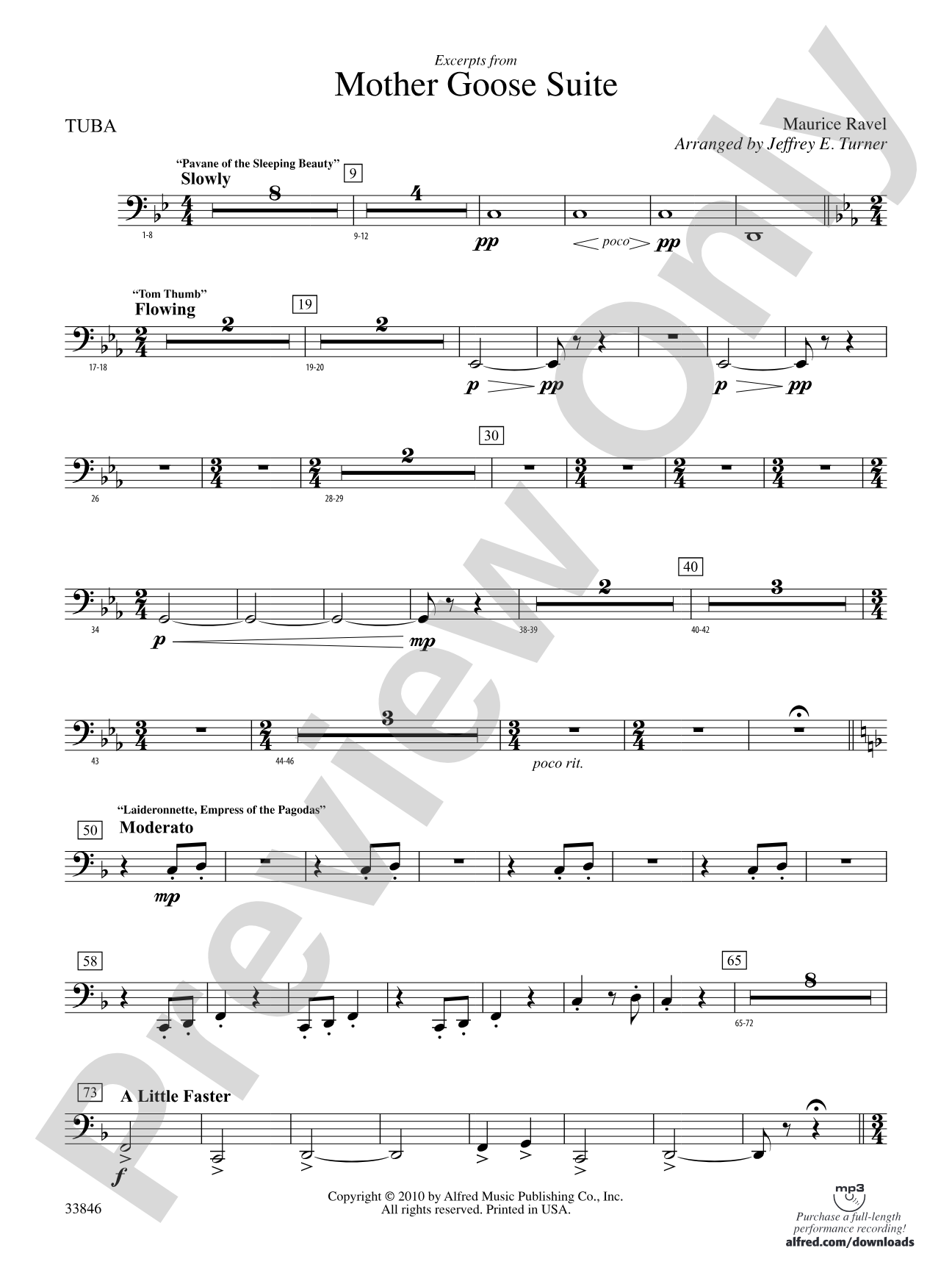 Mother Goose Suite: Tuba