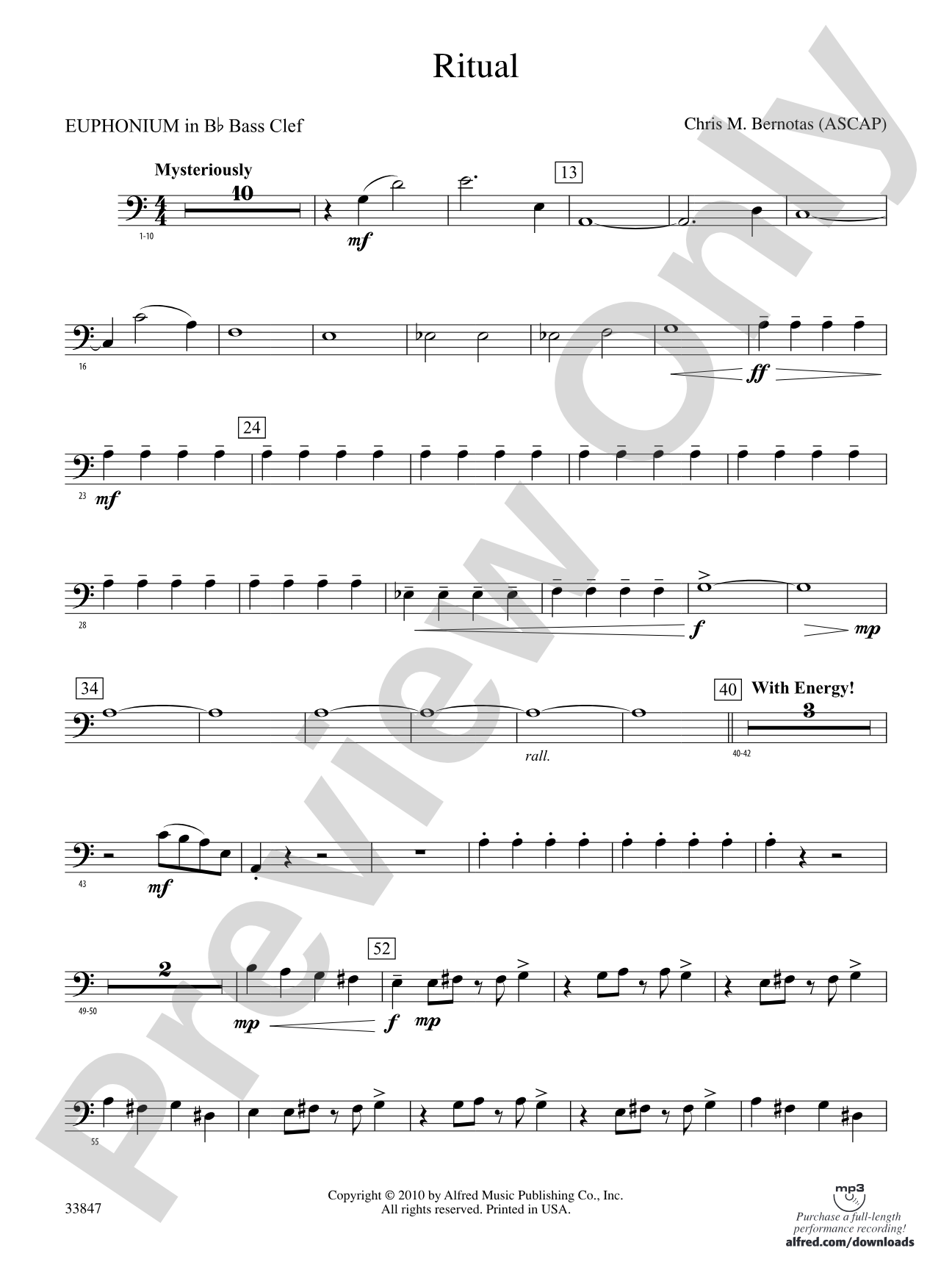 Ritual: (wp) B-flat Baritone B.C.