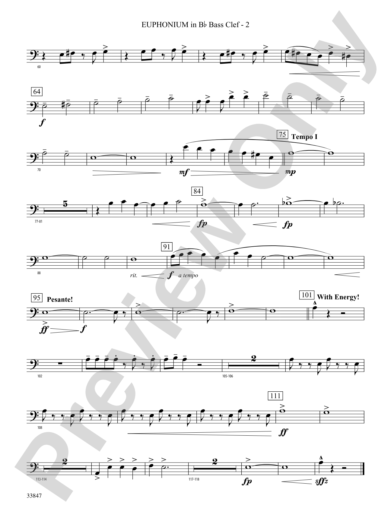 Ritual: (wp) B-flat Baritone B.C.