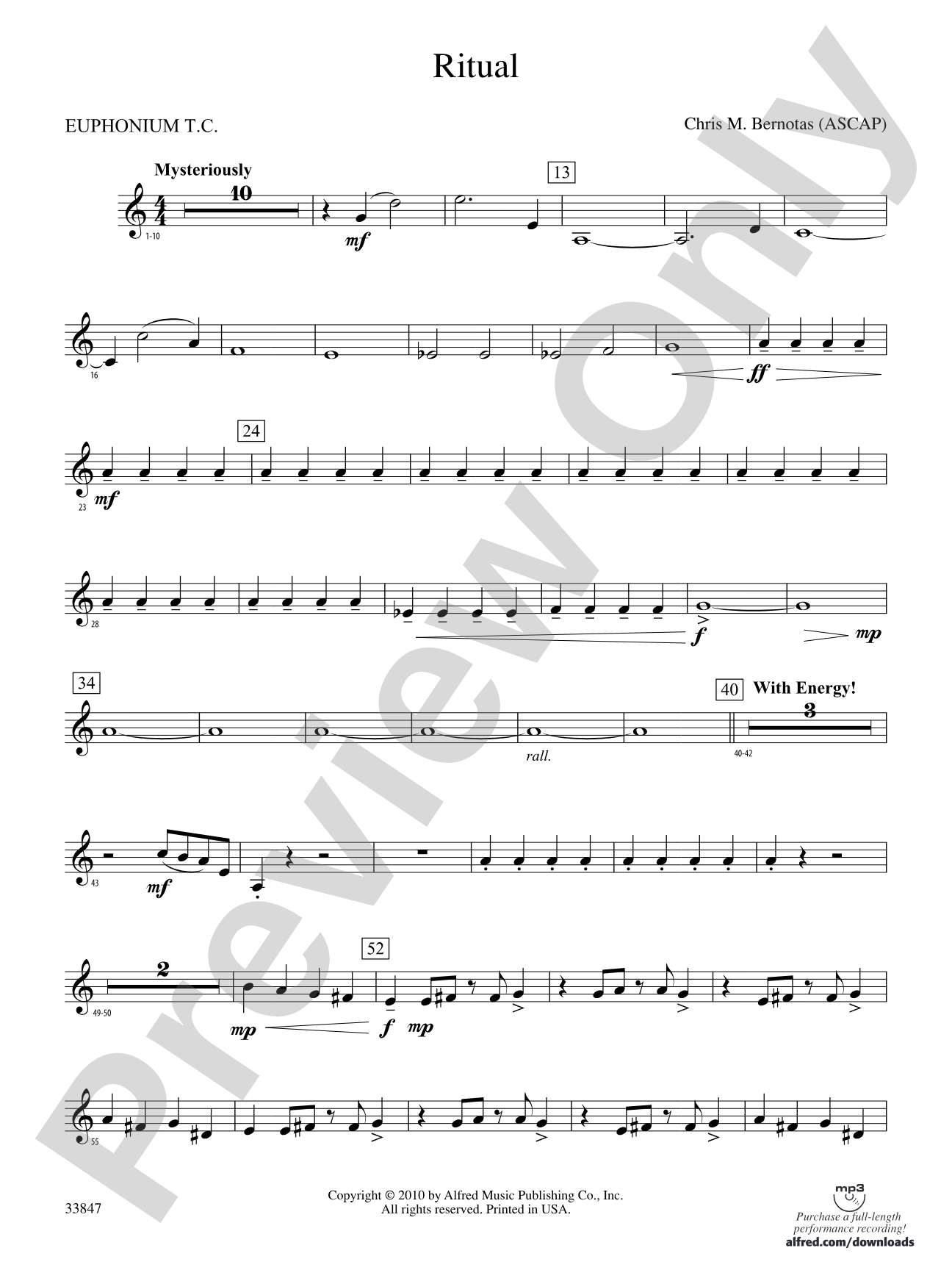 Ritual: (wp) Baritone T.C.