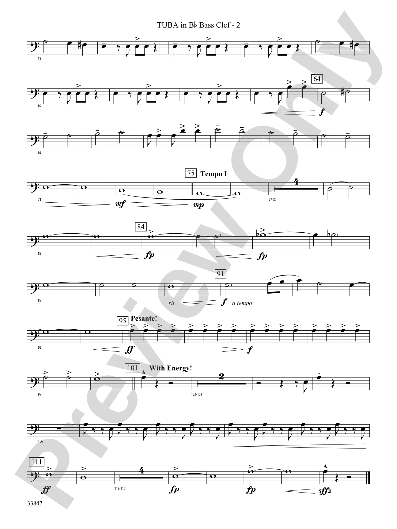 Ritual: (wp) B-flat Tuba B.C.