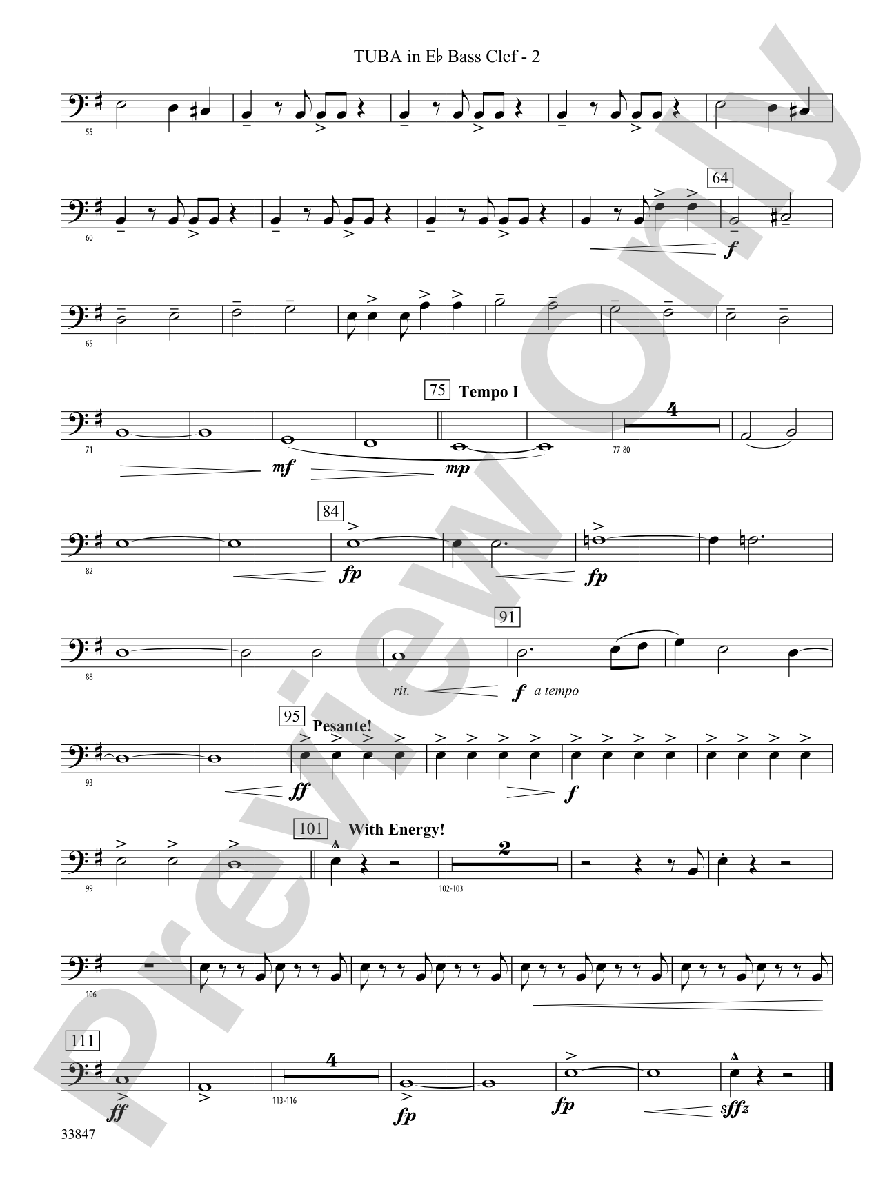 Ritual: (wp) E-flat Tuba B.C.