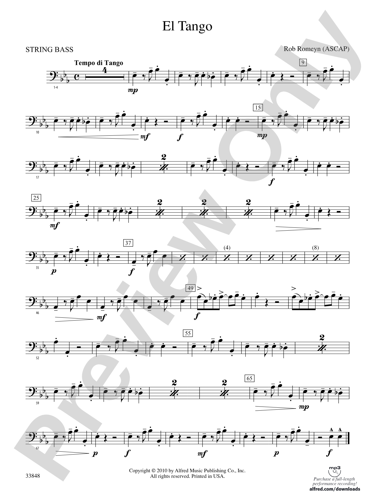 El Tango: (wp) String Bass