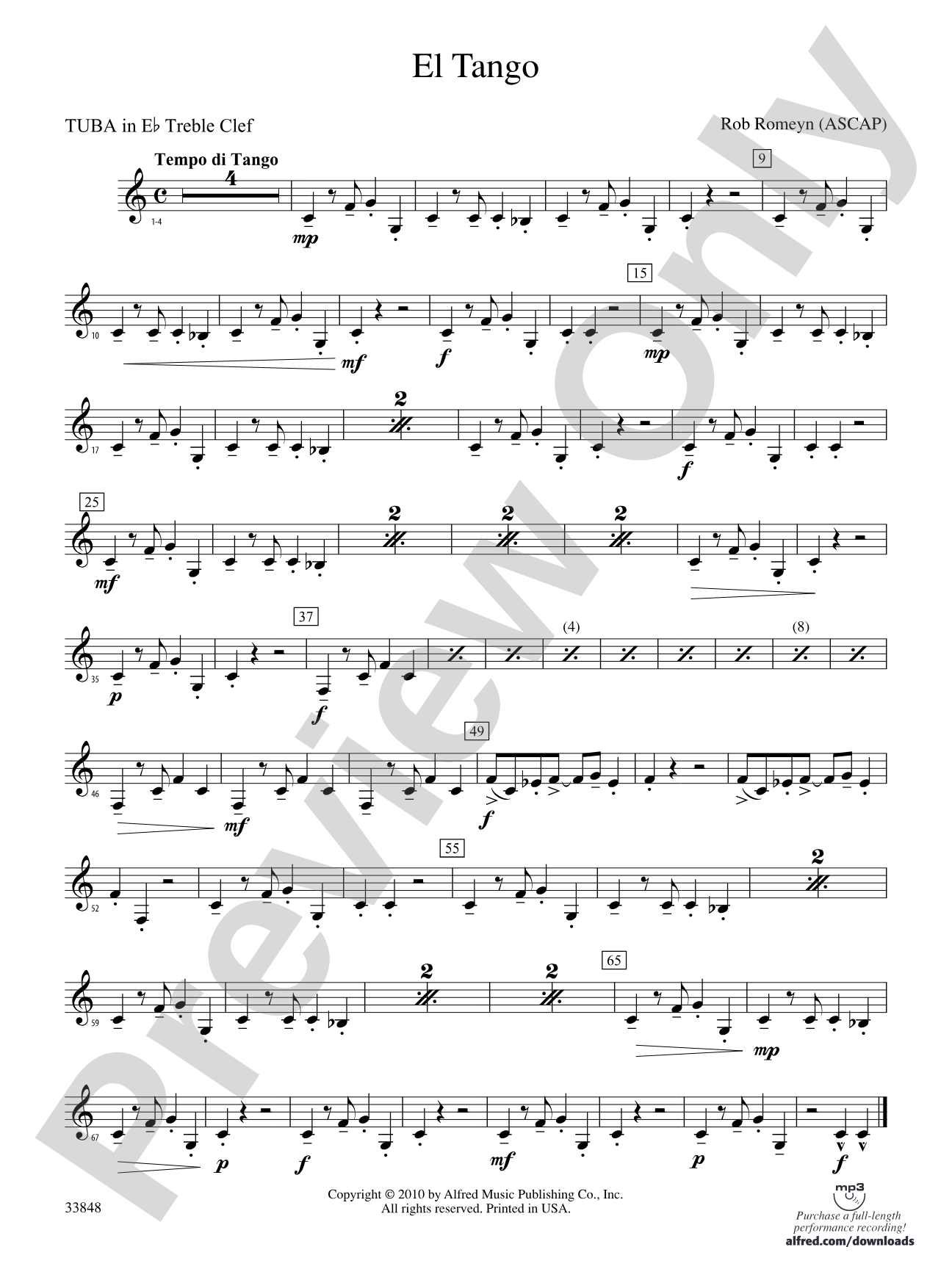 El Tango: (wp) E-flat Tuba T.C.