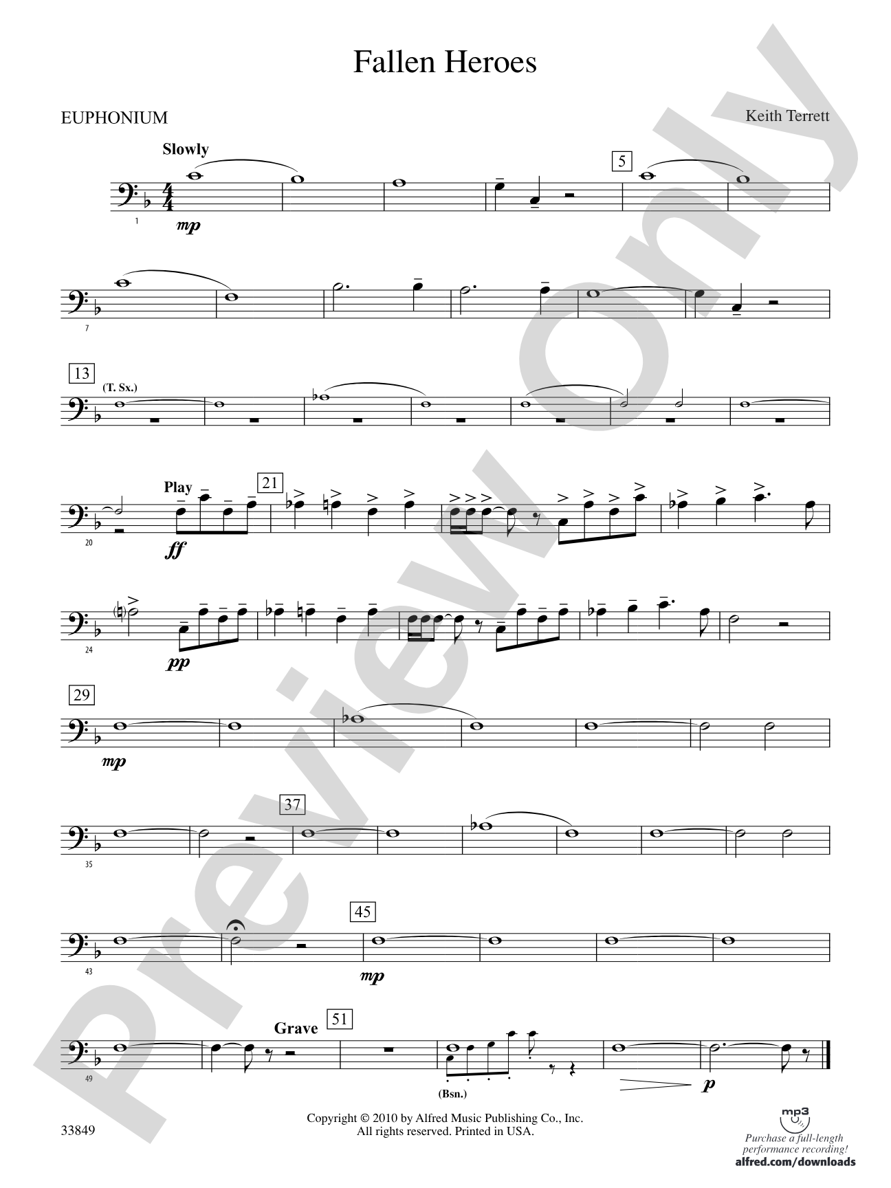 Fallen Heroes: Baritone B.C.