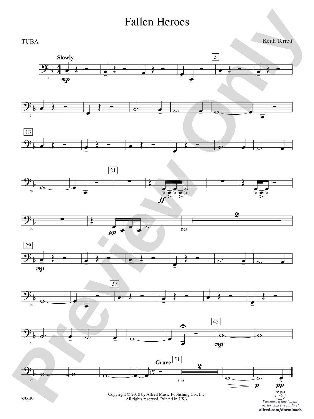 Fallen Heroes: Tuba