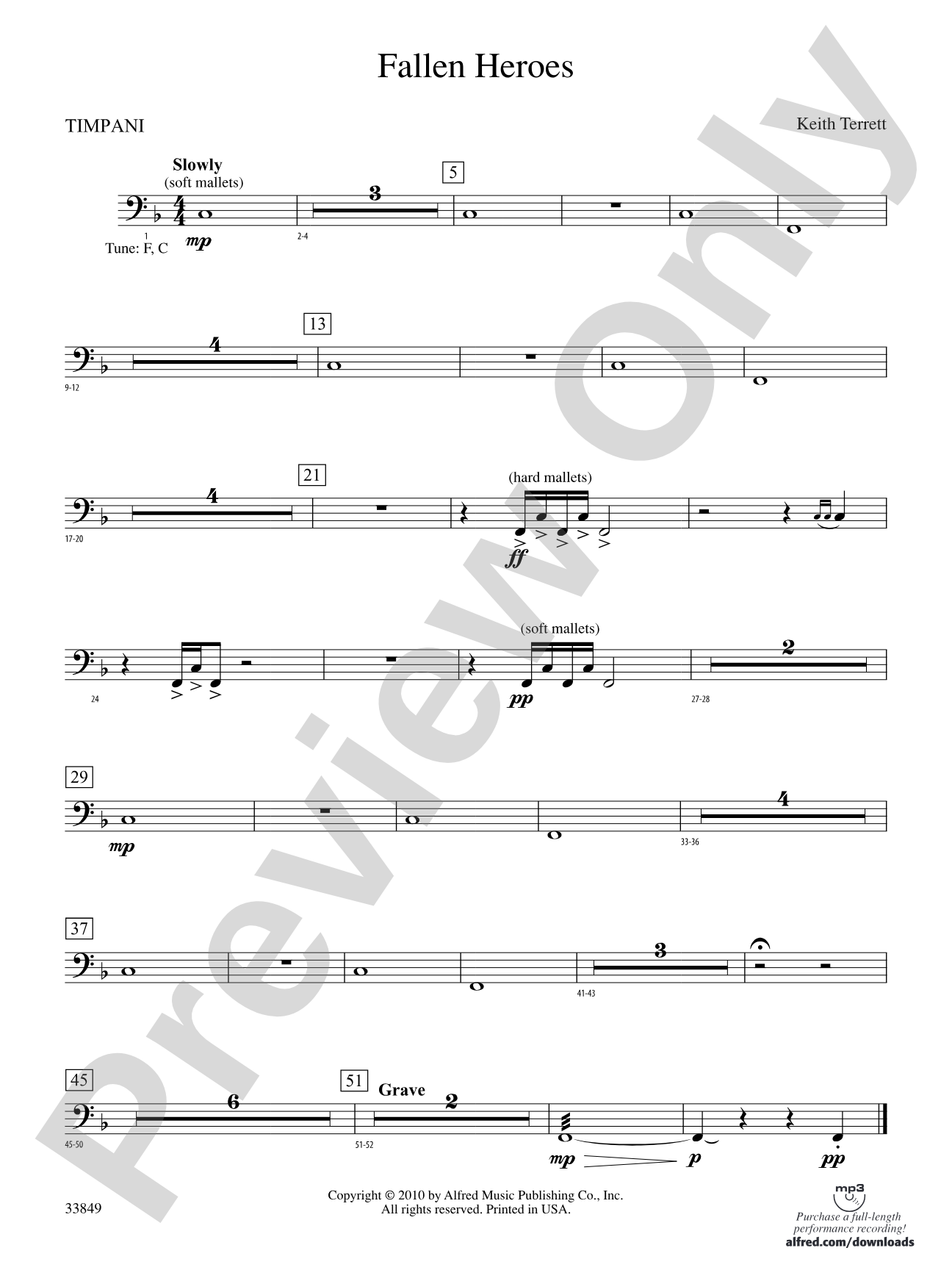 Fallen Heroes: Timpani